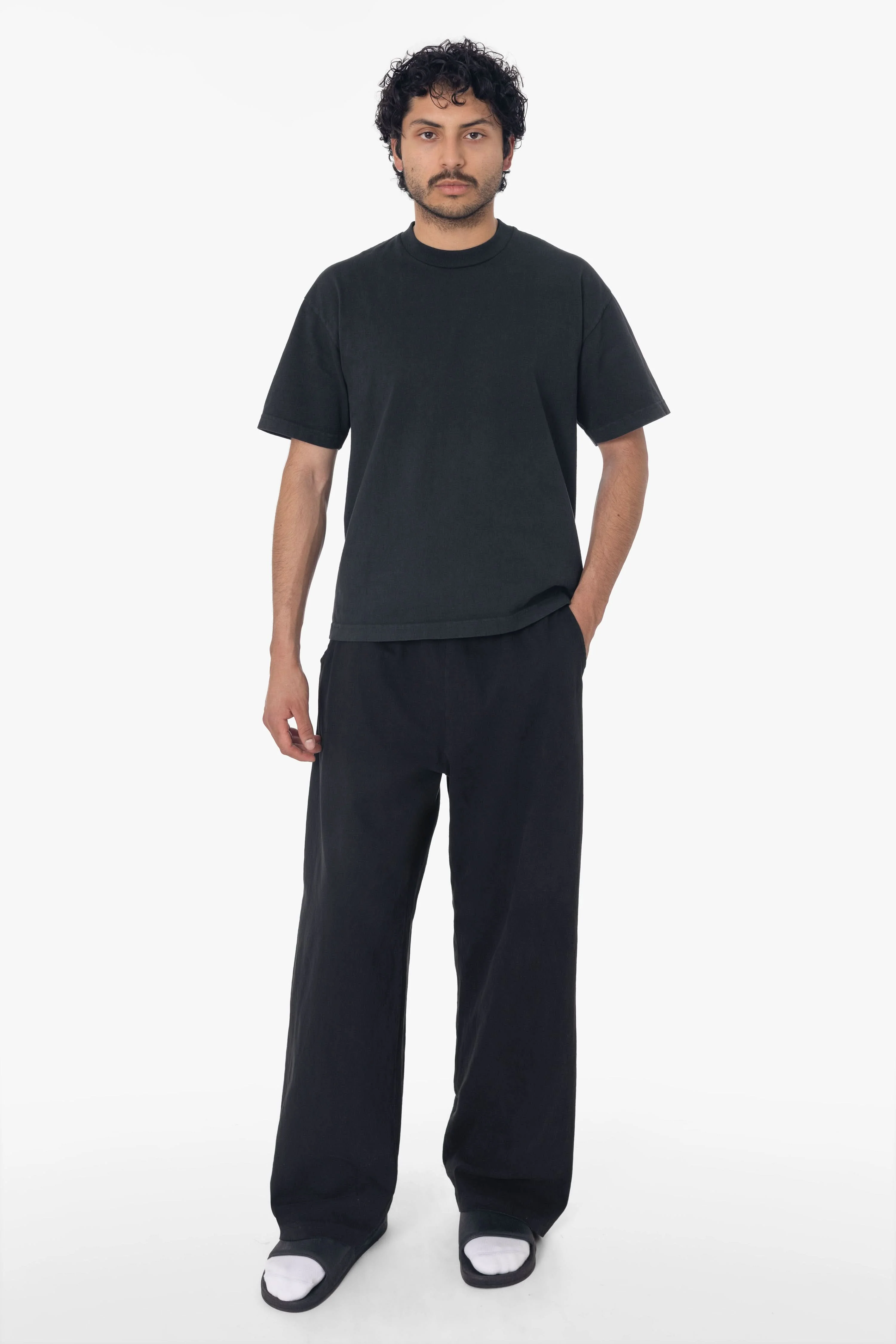 1205WGD - Men's Heavy Jersey Wide Garment Dyed Casual Pant - Image 5