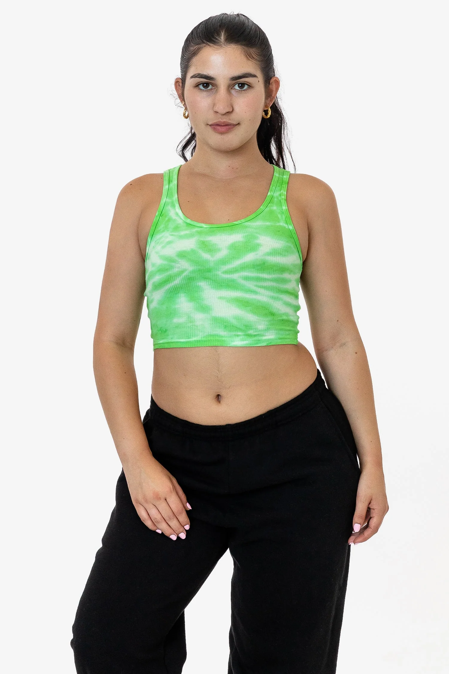 21308TD - Tie Dye 2x1 Crop Tank - Image 6