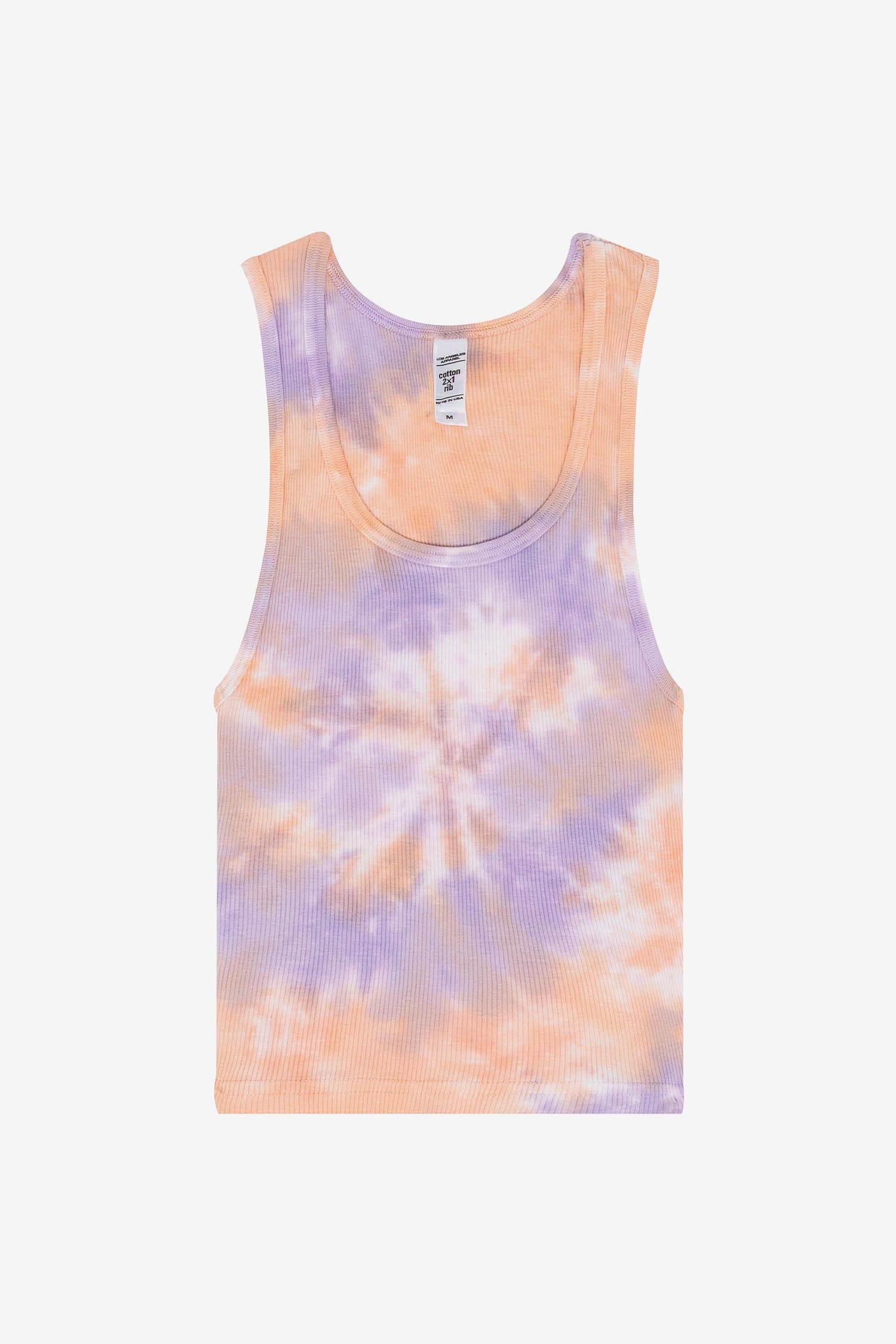 21308TD - Tie Dye 2x1 Crop Tank - Image 8