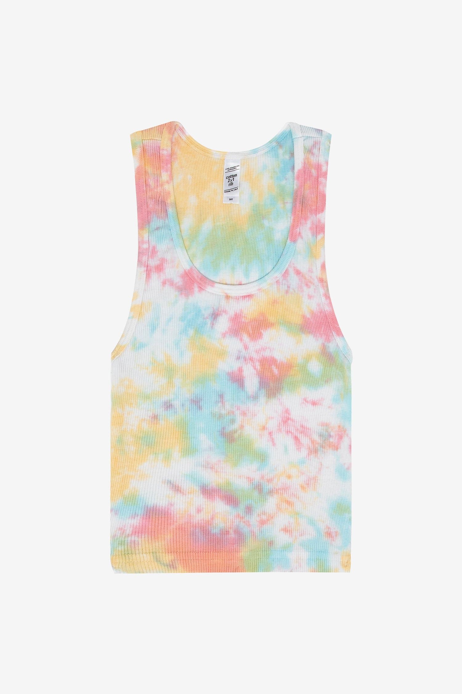 21308TD - Tie Dye 2x1 Crop Tank - Image 9