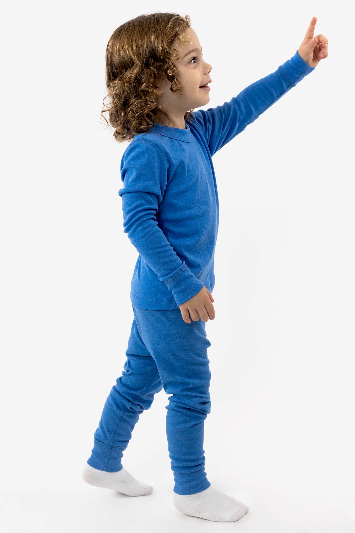 FFR107 - Kids 50/50 Long Sleeve Rib Top - Image 14