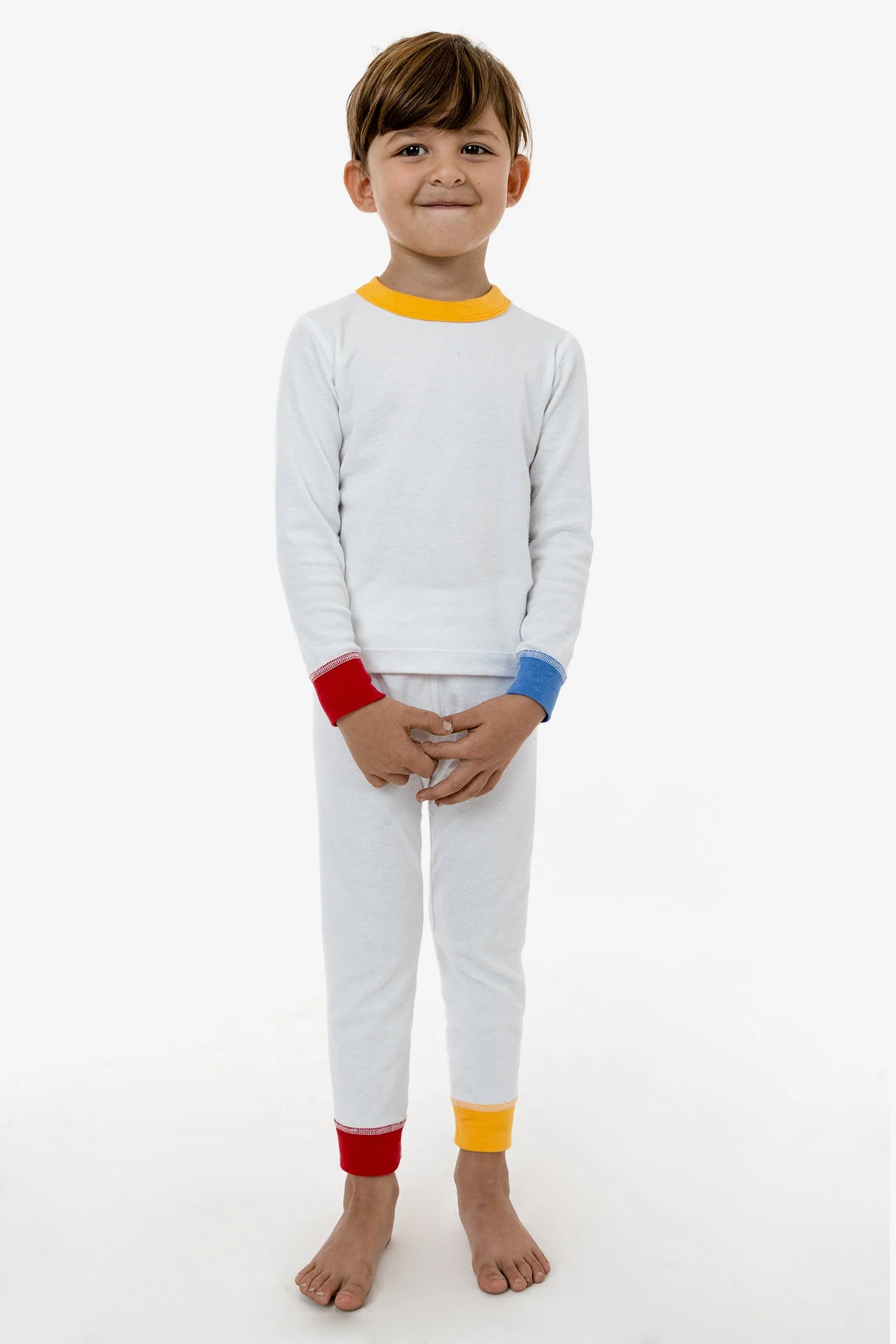 FFR107 - Kids 50/50 Long Sleeve Rib Top - Image 19