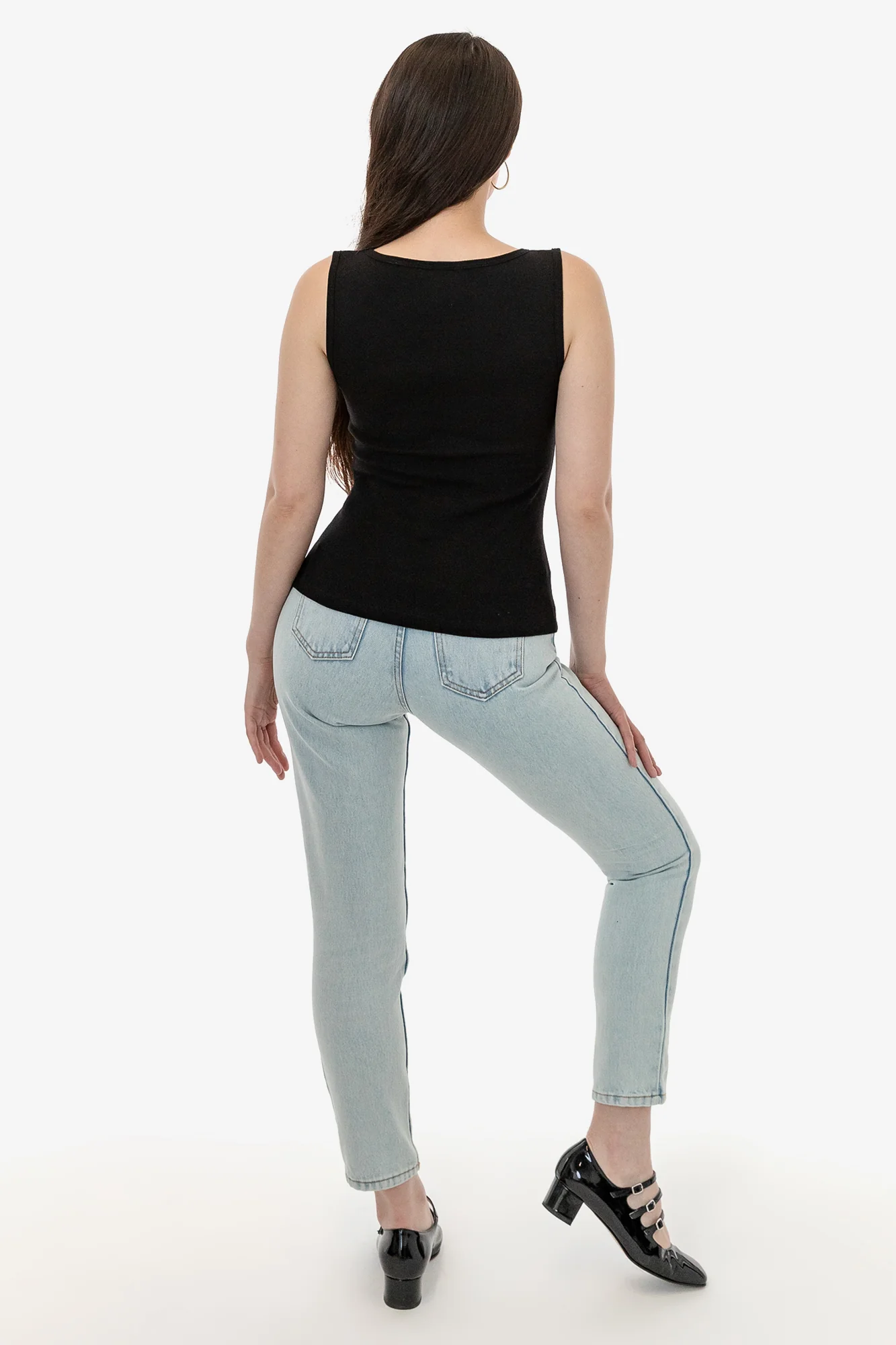 43045 - Baby Rib Sleeveless Boatneck Top - Image 11