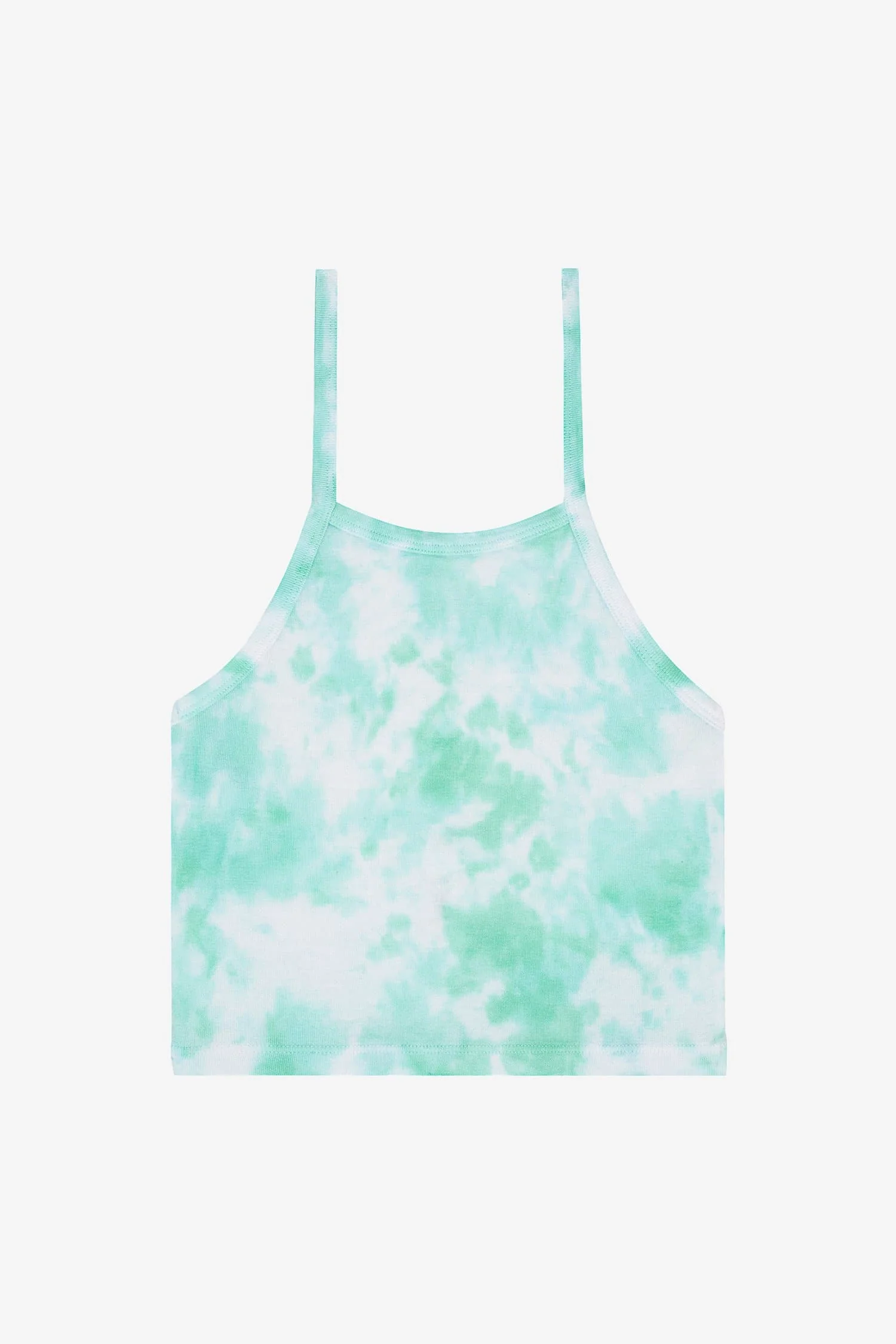 43091TD - Tie Dye Baby Rib Halter Top - Image 3