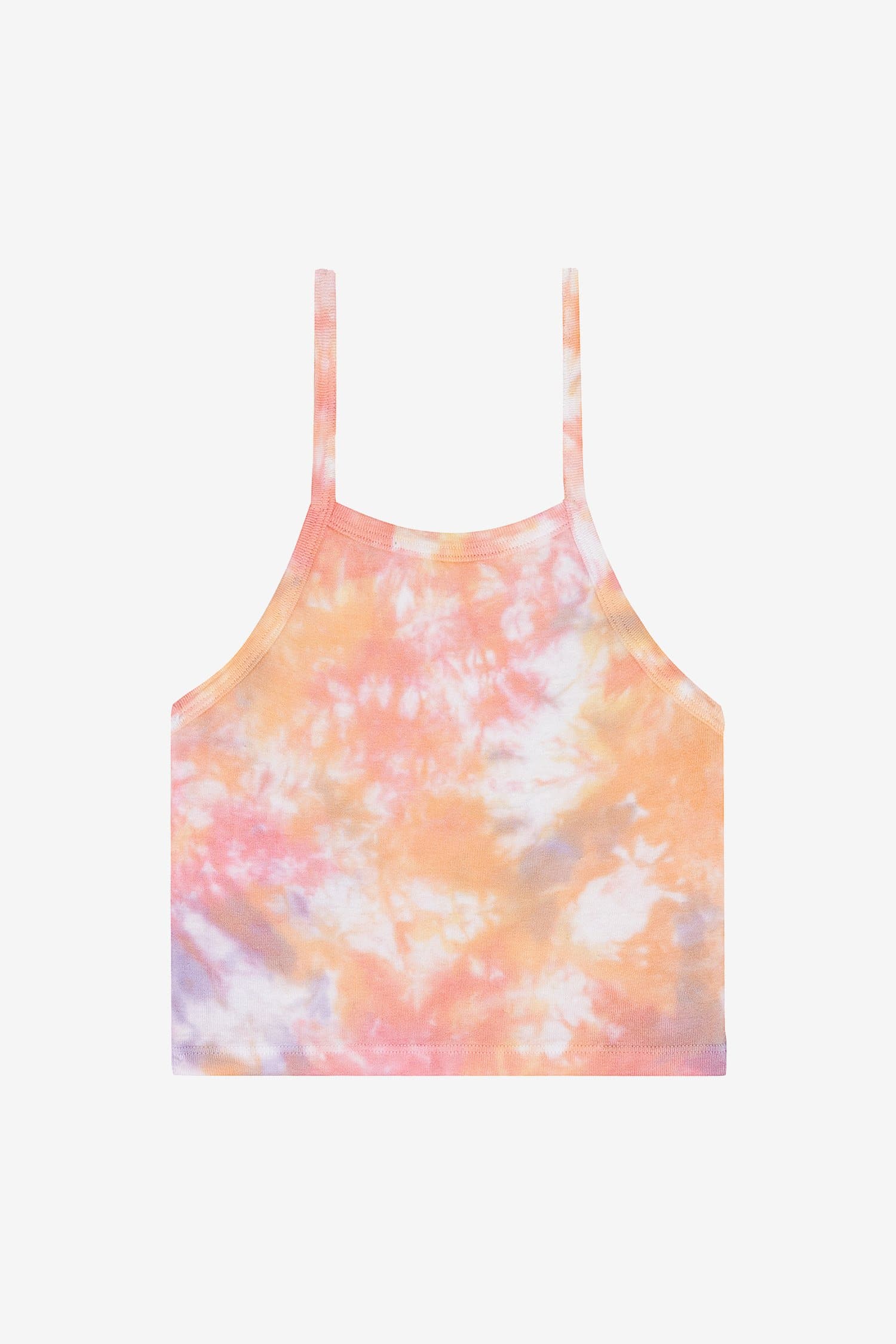 43091TD - Tie Dye Baby Rib Halter Top - Image 7