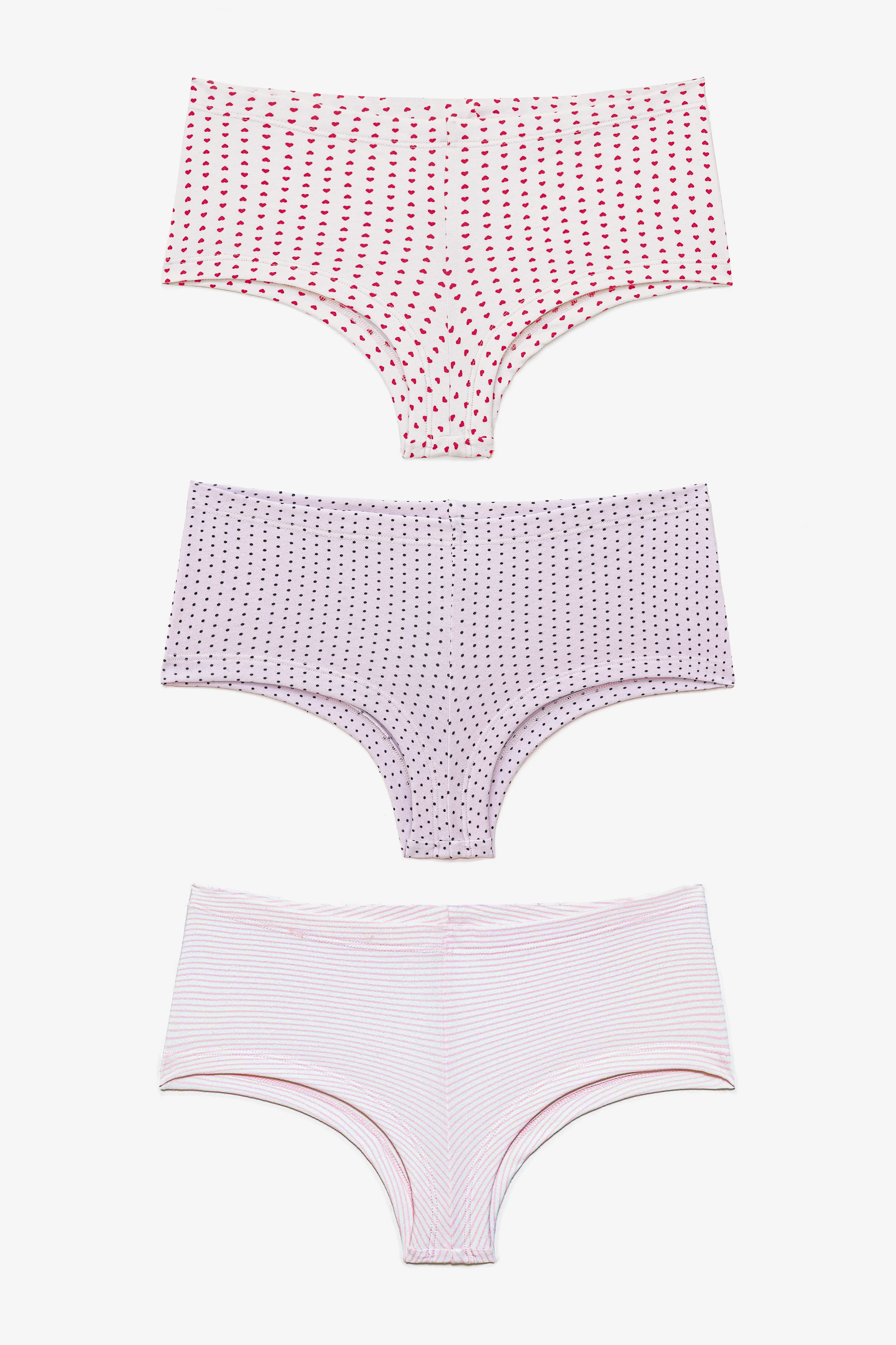 83001-3PK - 3-Pack Cotton Spandex Jersey Hot Shorts - Image 2
