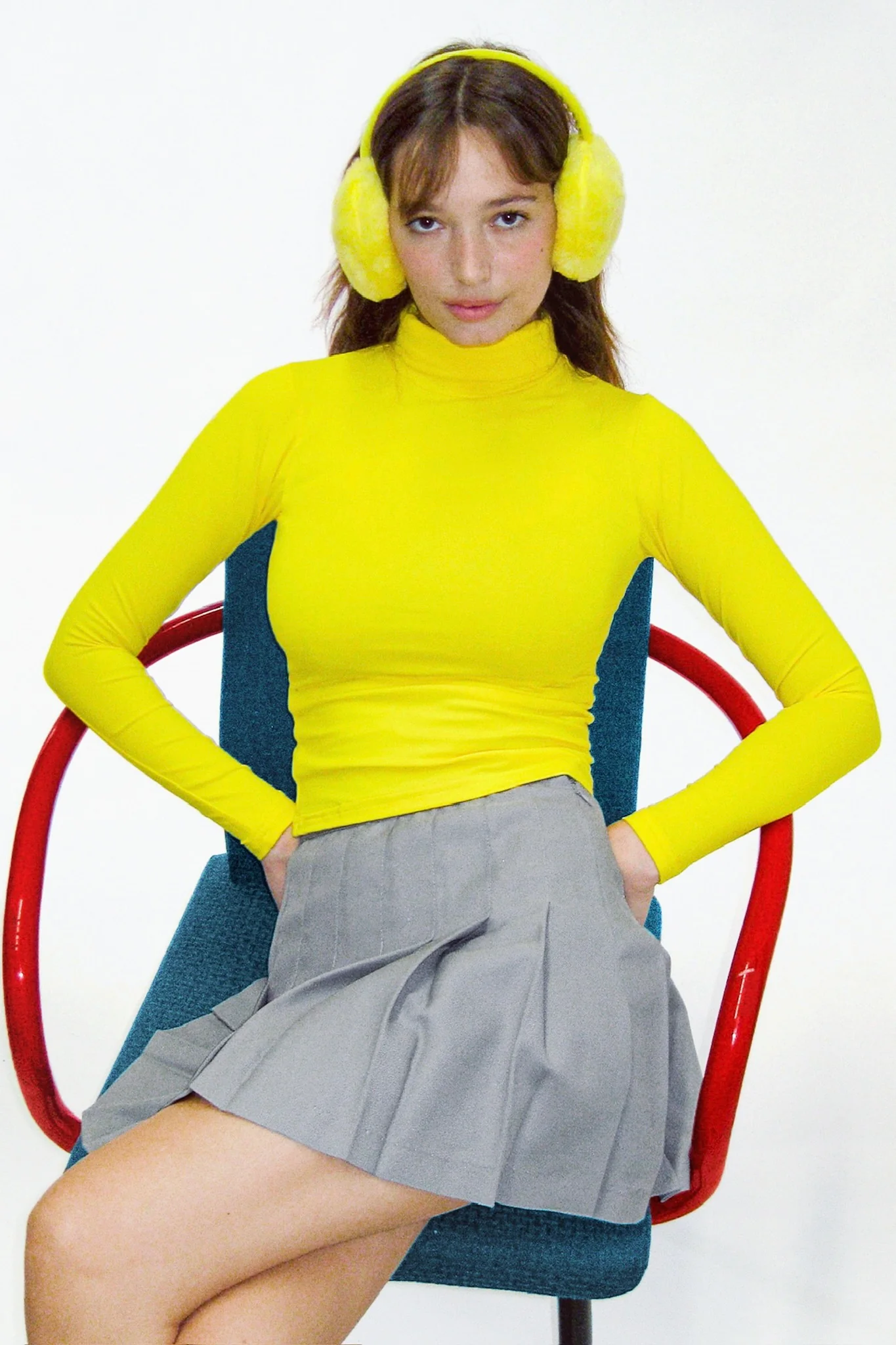 8306 - Cotton Spandex Turtleneck - Image 2