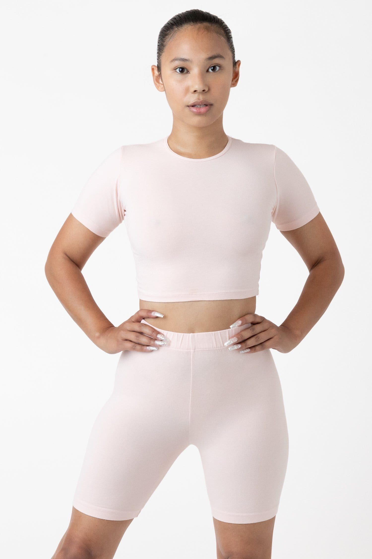 83078GD - Garment Dye Short Sleeve Crop Top - Image 2