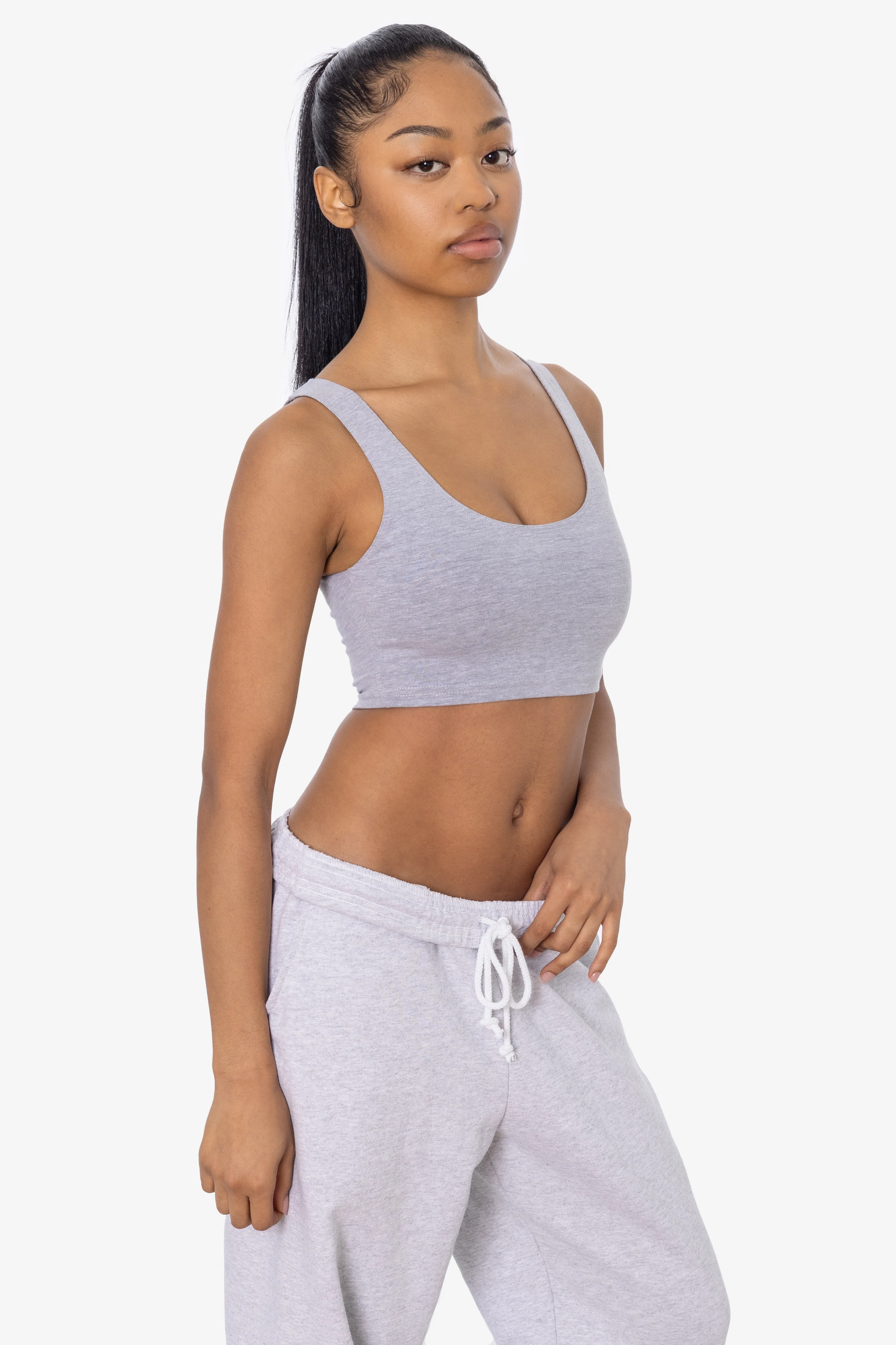8383 - Cotton Spandex Tank Crop Top - Image 18