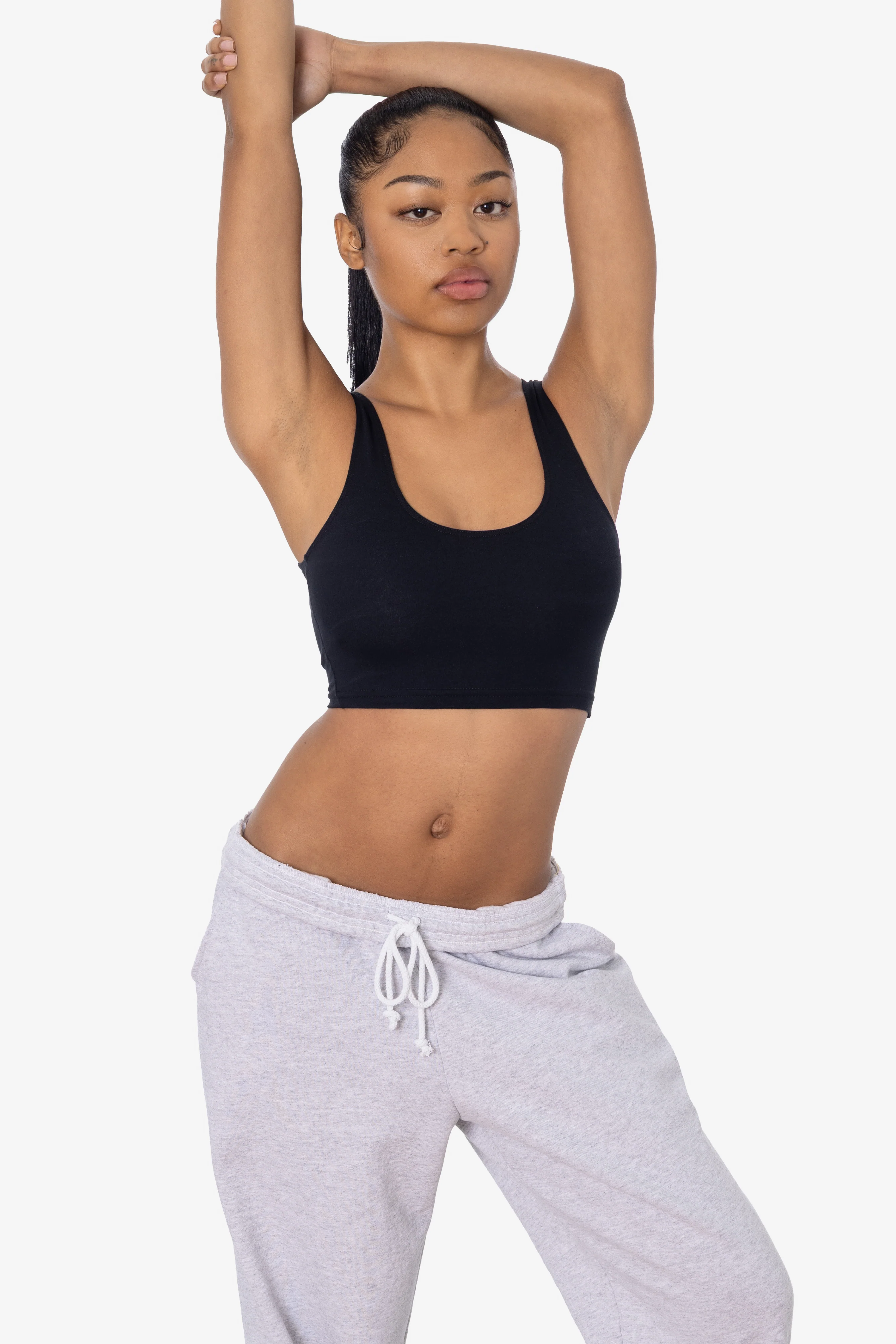 8383 - Cotton Spandex Tank Crop Top - Image 31