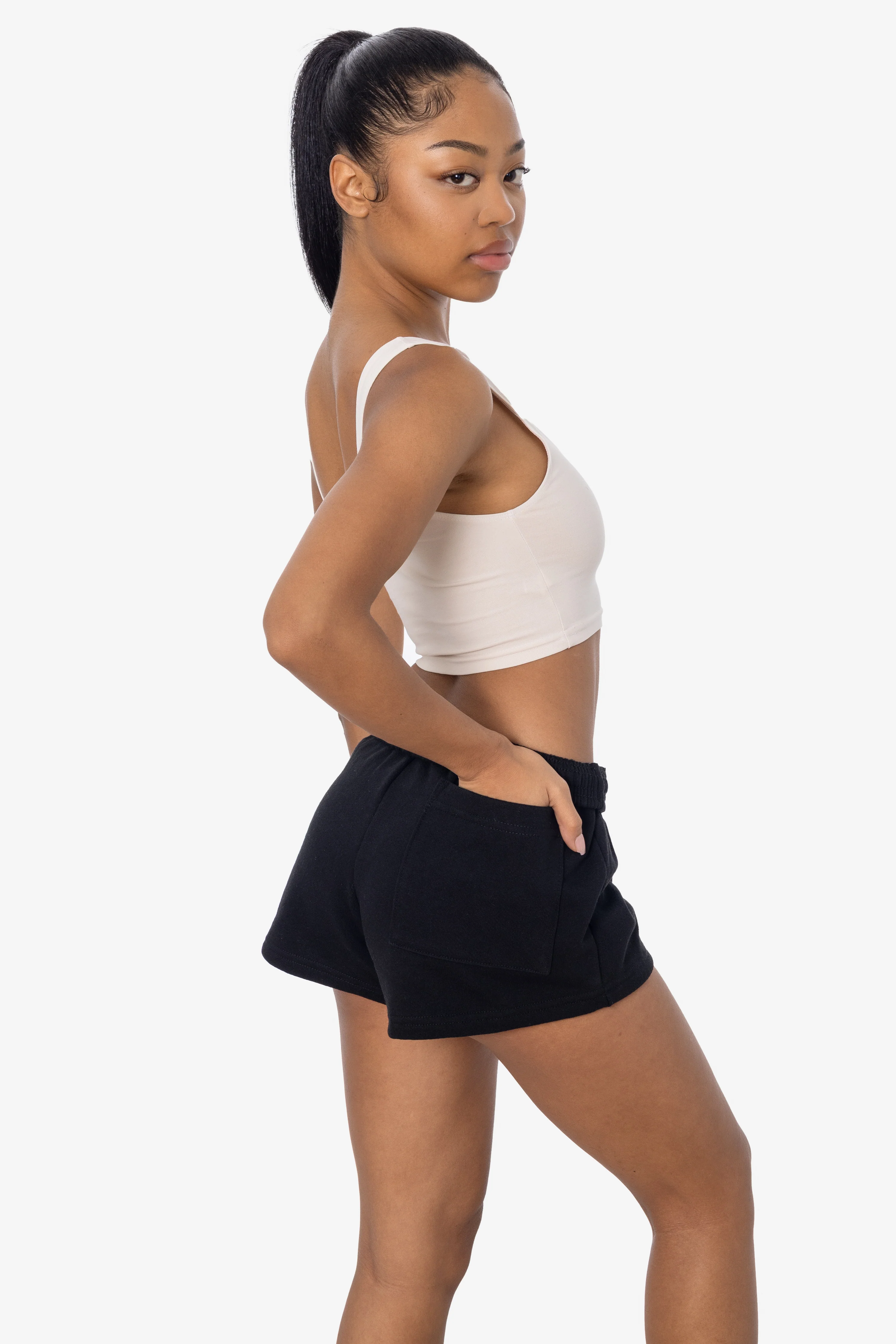 8383 - Cotton Spandex Tank Crop Top - Image 6
