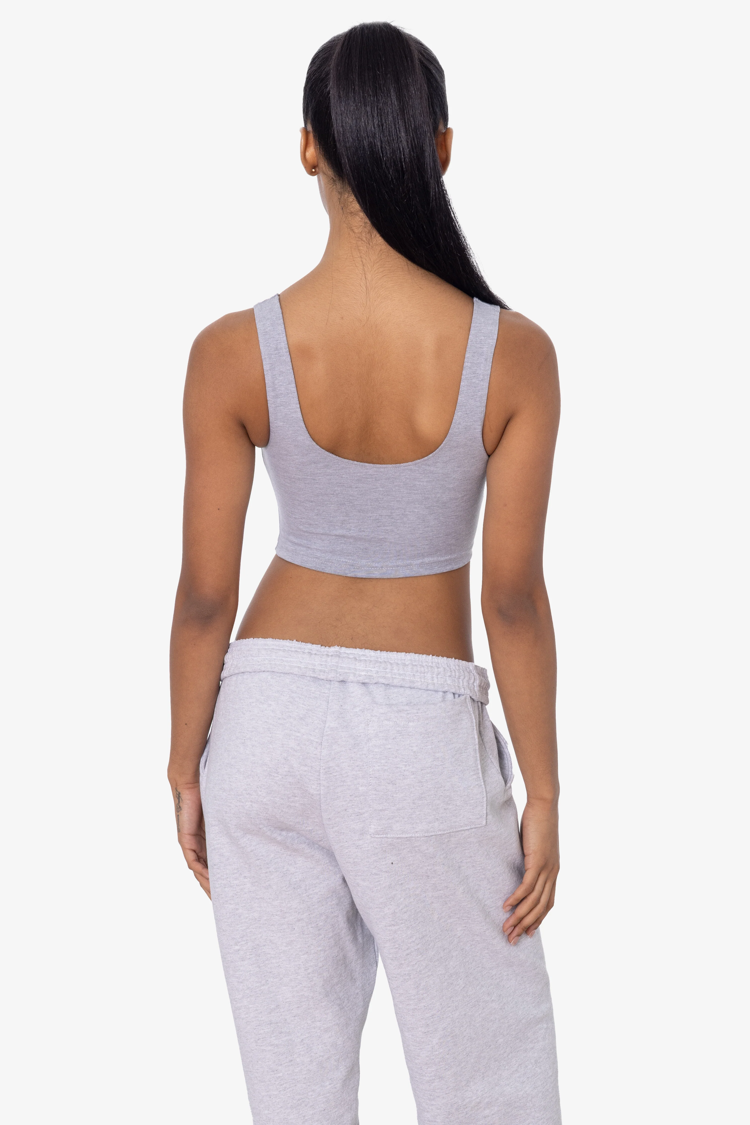 8383 - Cotton Spandex Tank Crop Top - Image 79