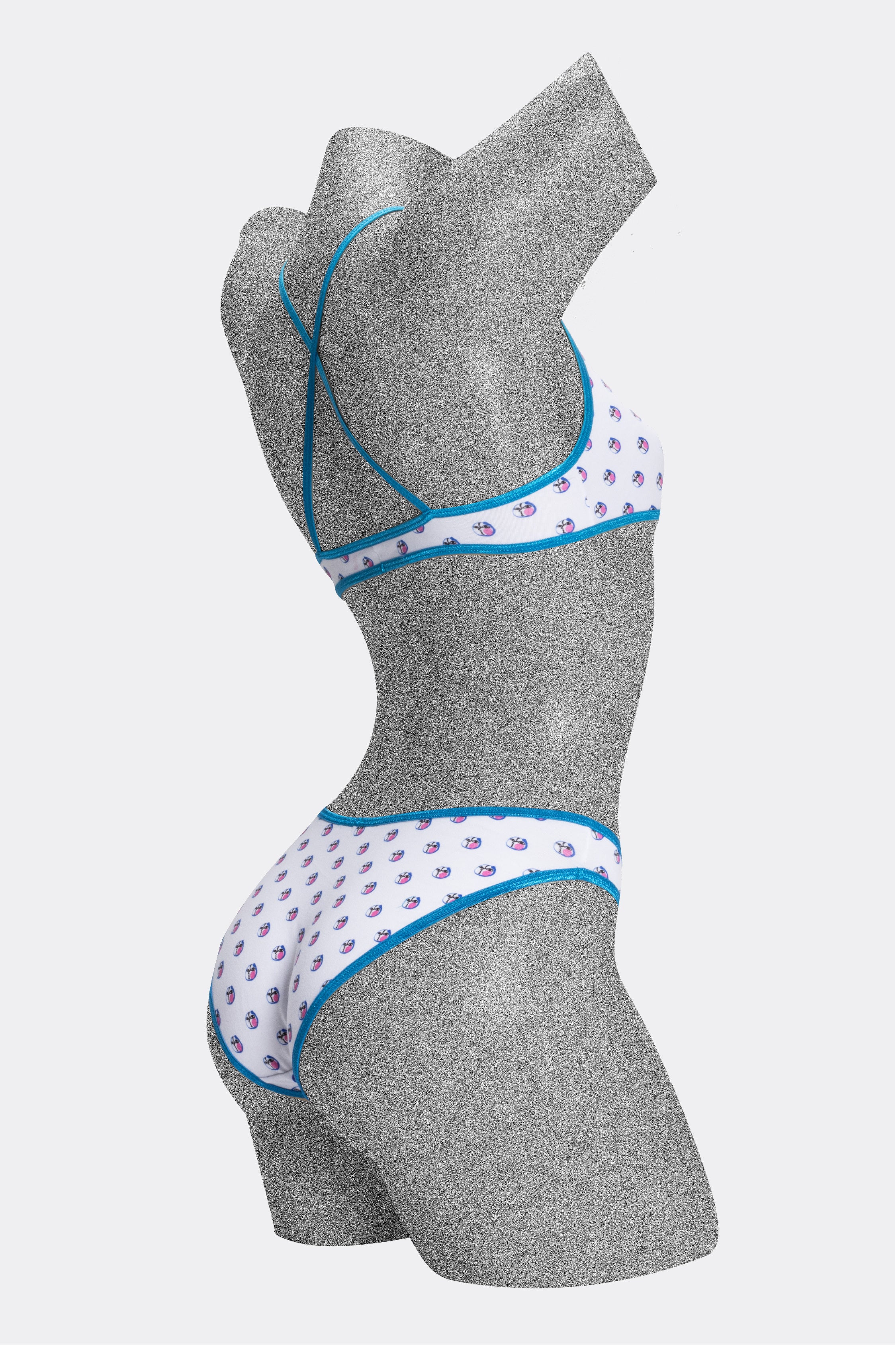 8392P - Printed Crossback Bra - Image 10