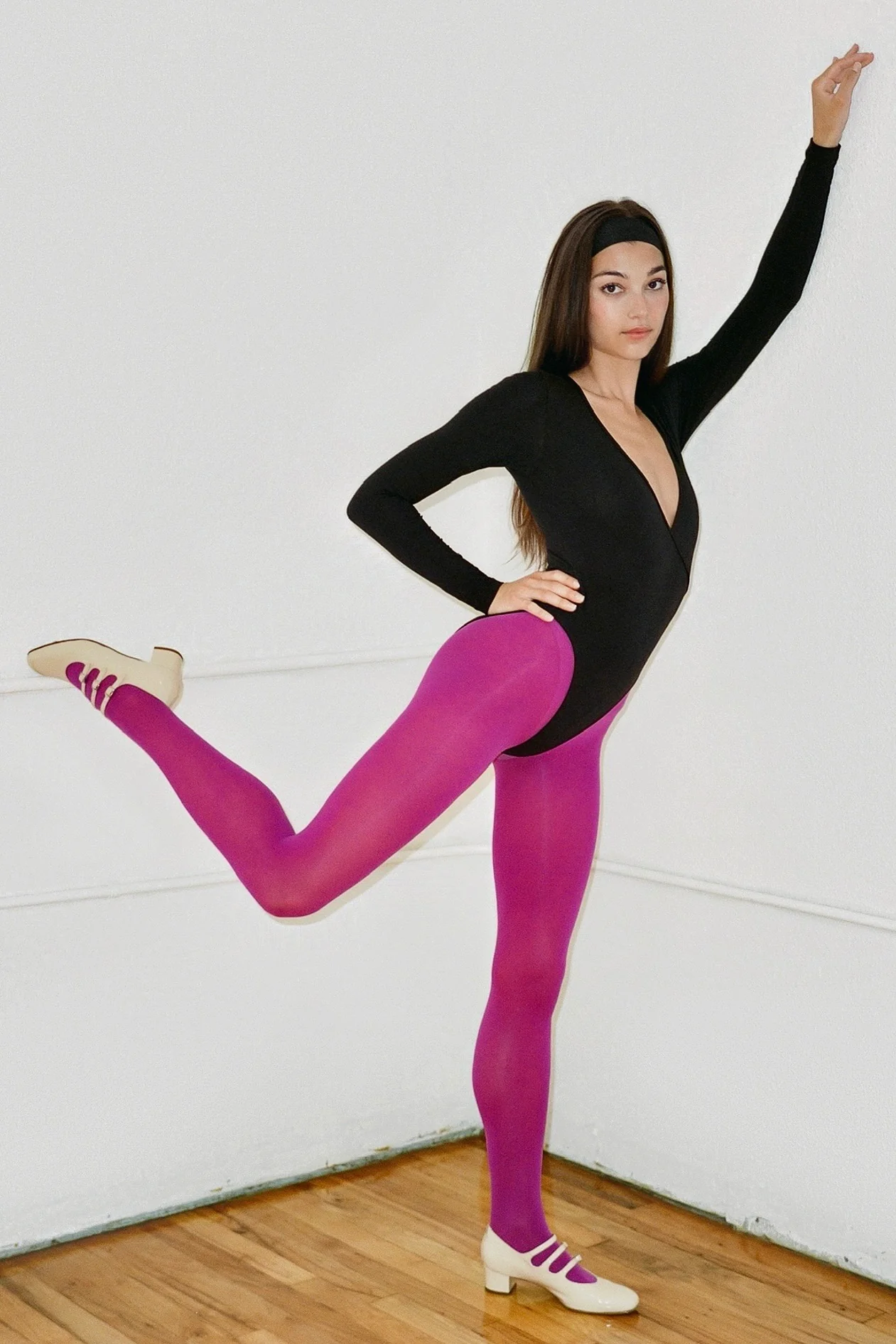 B128CF - Long Sleeve Crossfront Bodysuit - Image 2