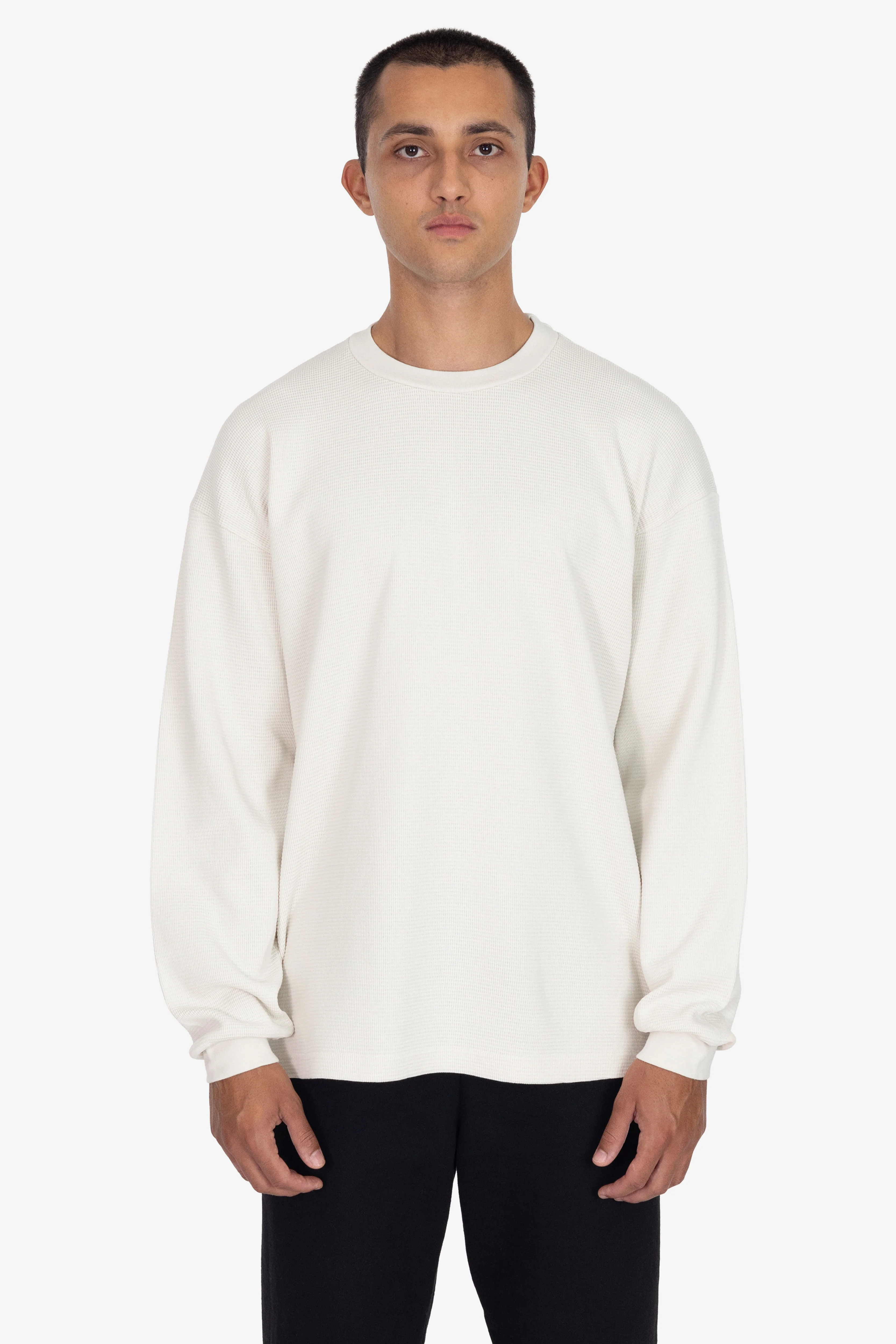 TX407GD Mix - Long Sleeve Heavy Thermal Crew Neck - Image 8