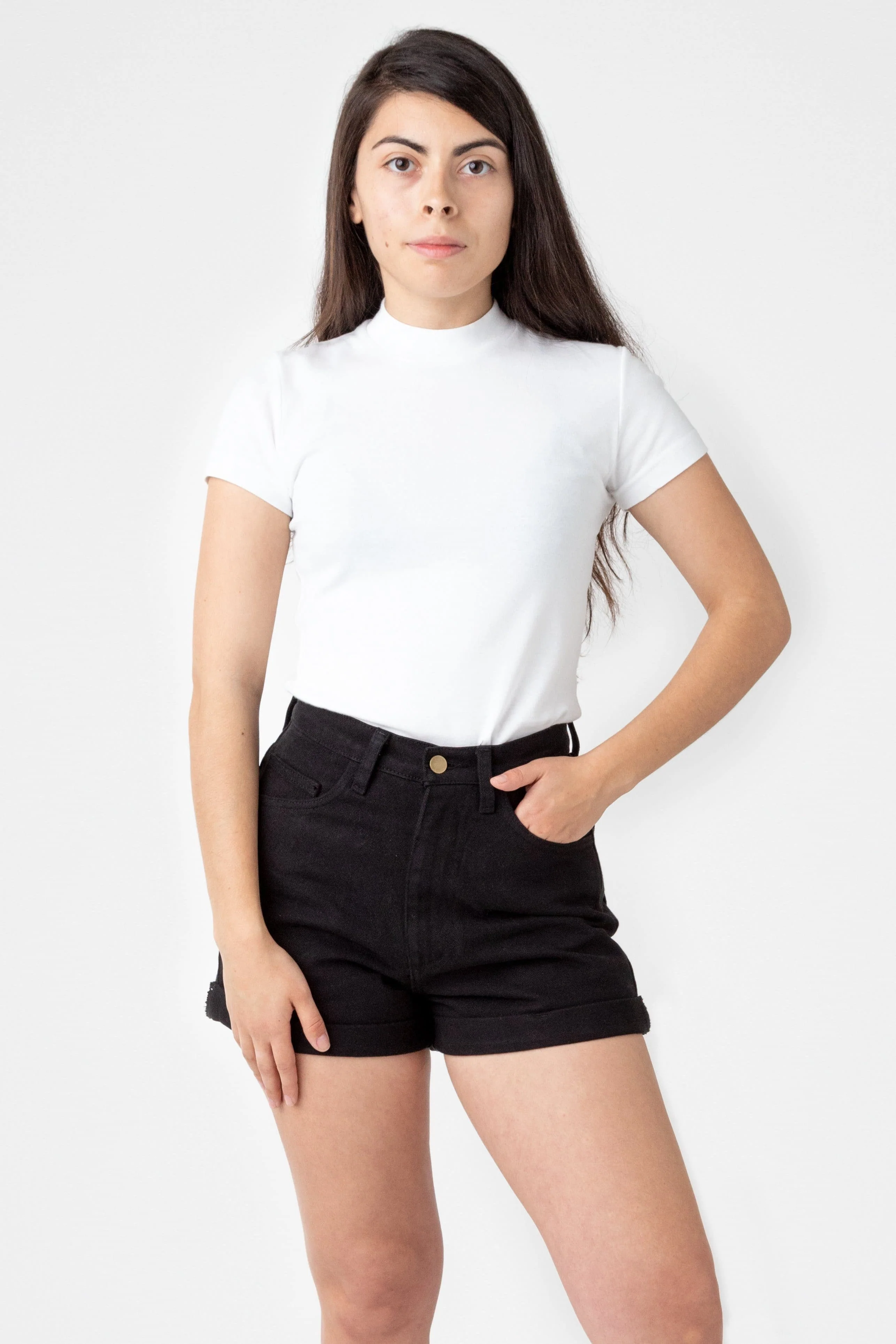 RBDW05GD - Bull Denim Garment Dye Cuff Short - Image 5