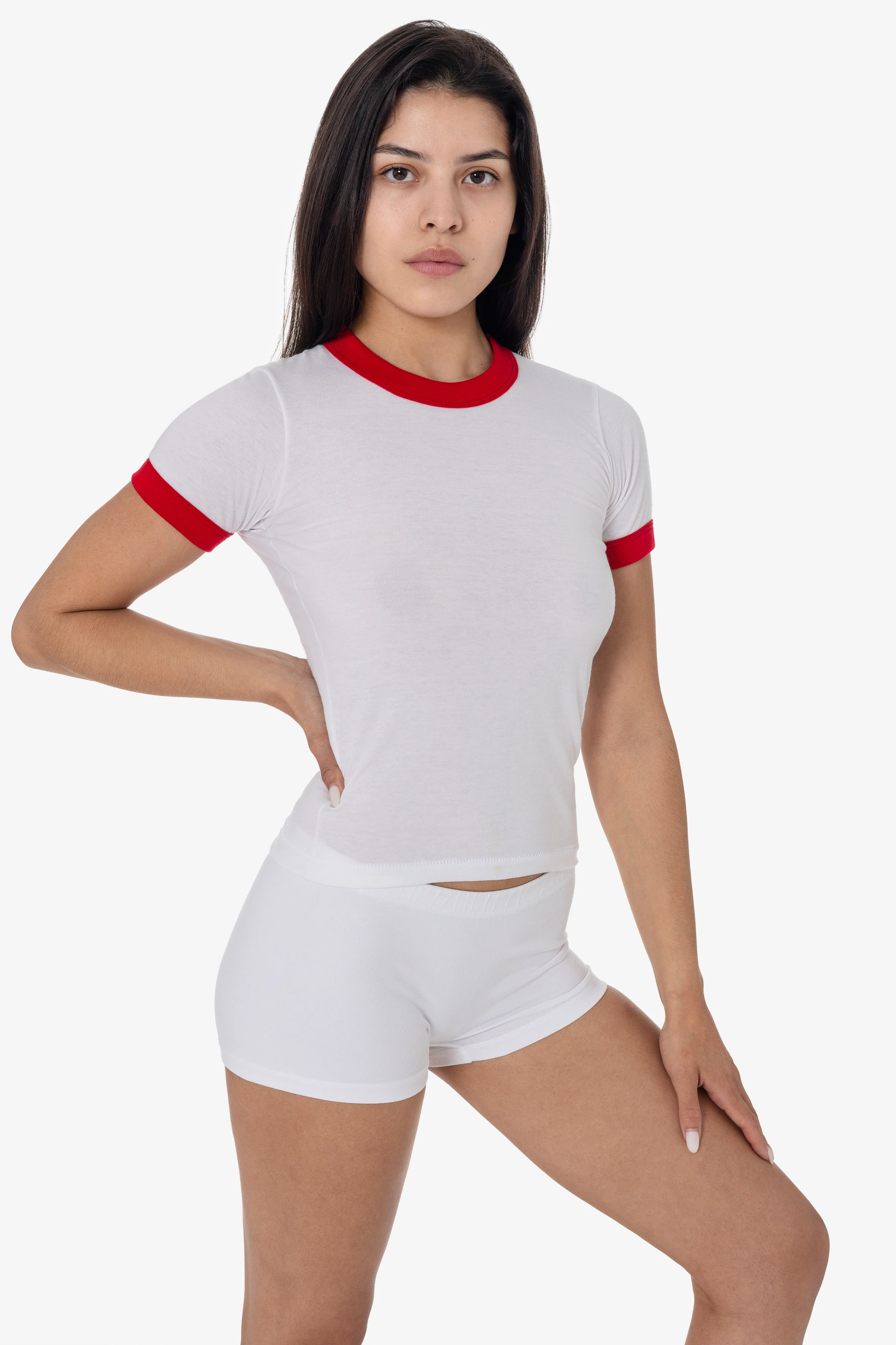 FF310 - Women's Poly Cotton Ringer Tee - Image 10
