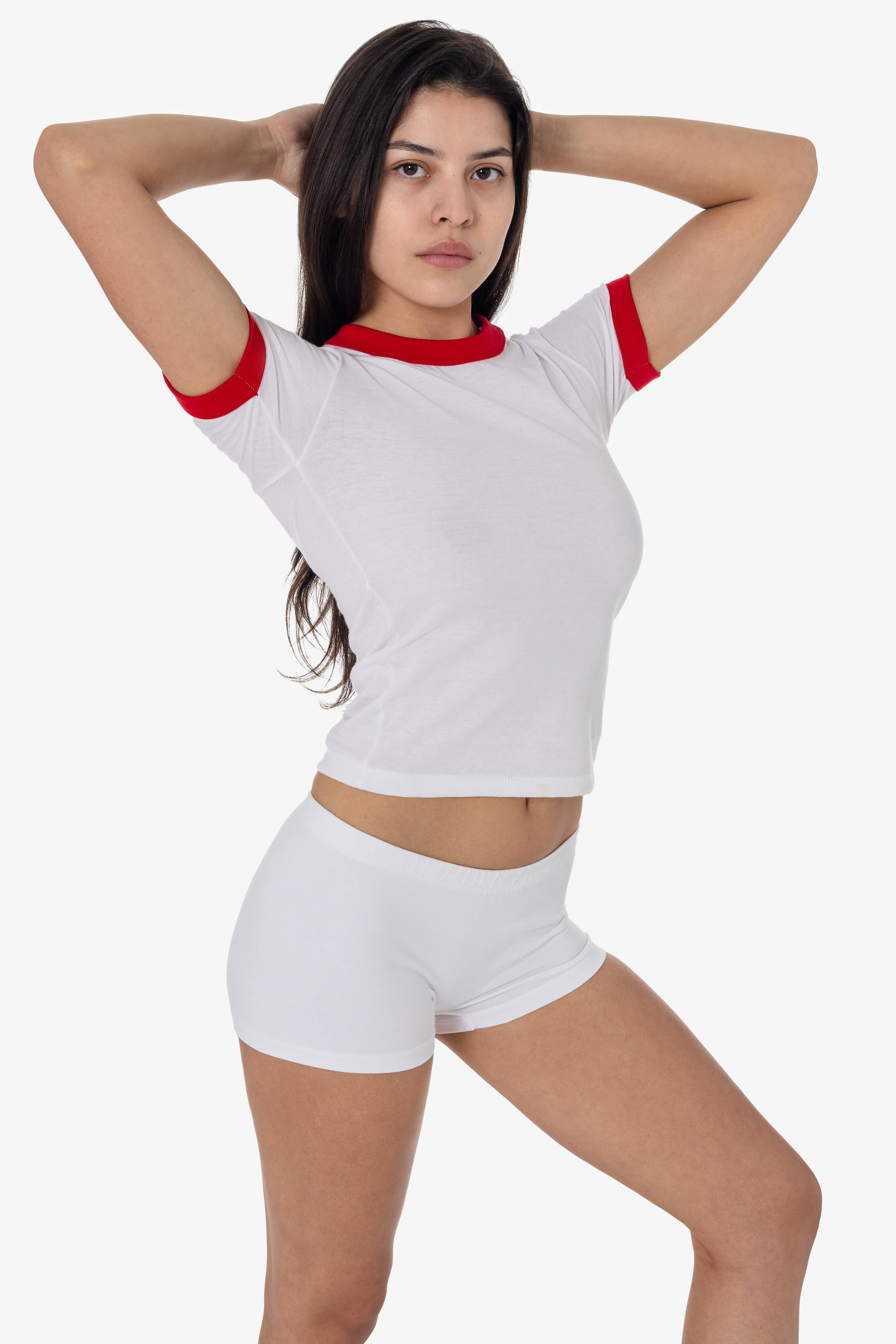 FF310 - Women's Poly Cotton Ringer Tee - Image 11