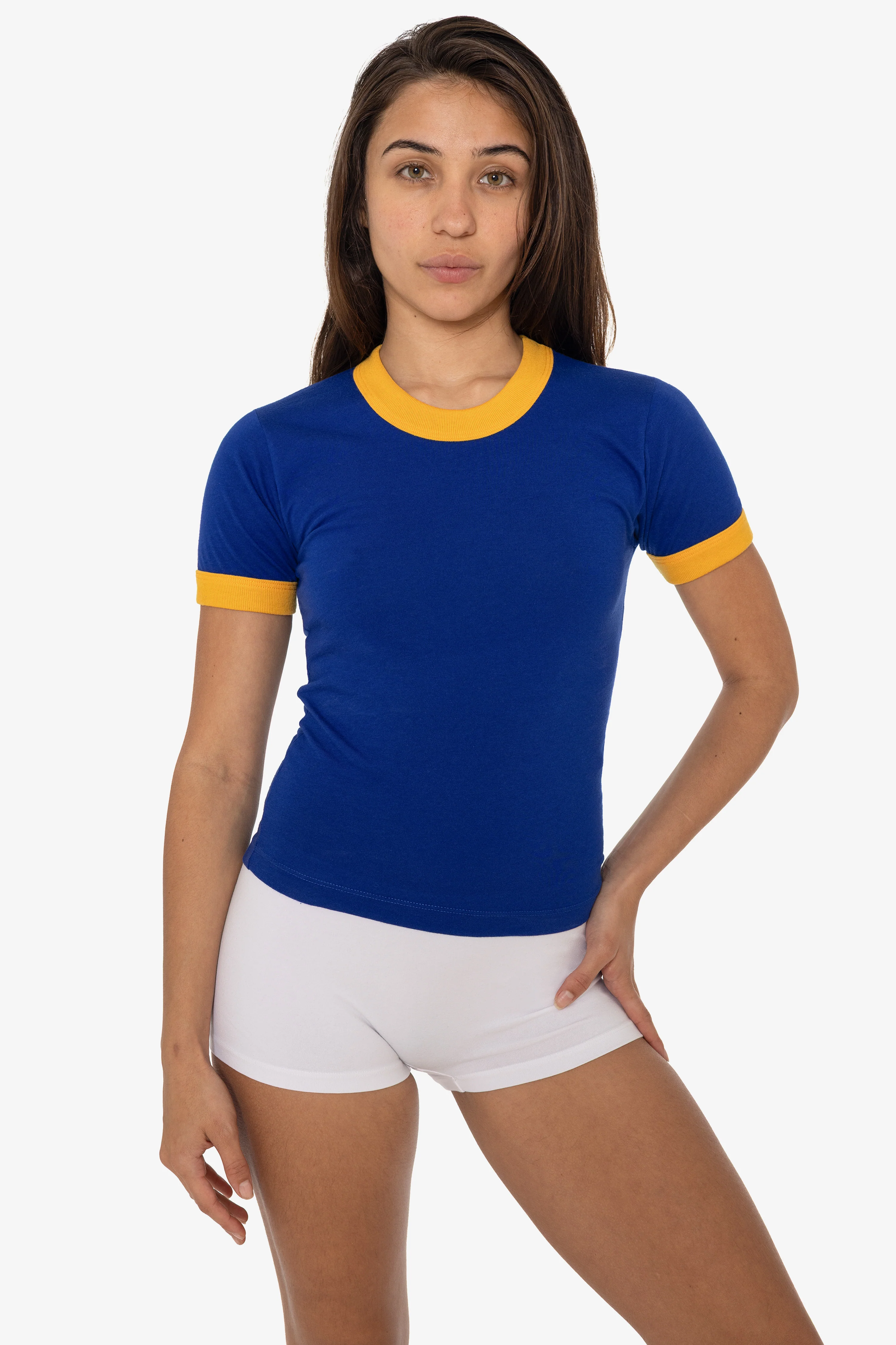 FF310 - Women's Poly Cotton Ringer Tee - Image 12