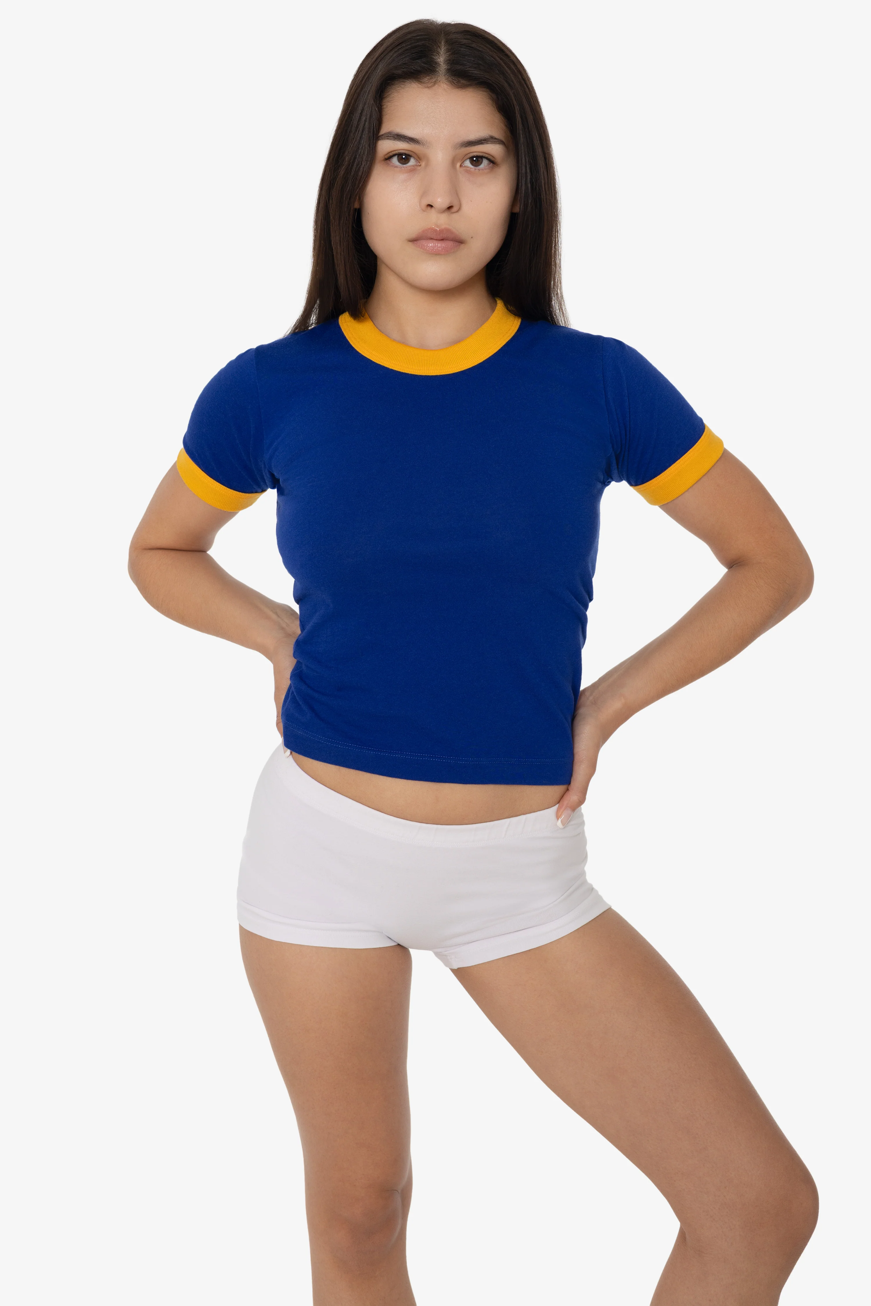 FF310 - Women's Poly Cotton Ringer Tee - Image 14