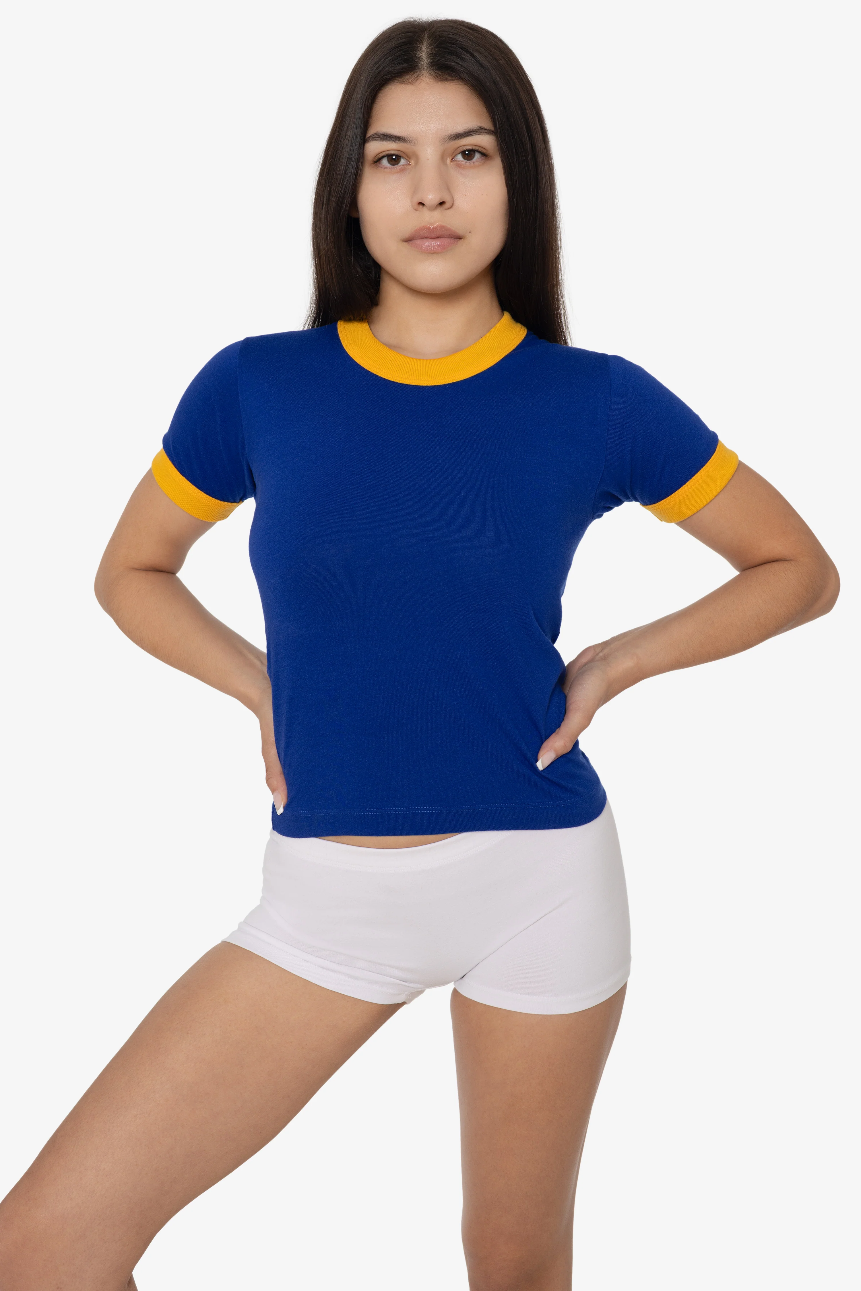 FF310 - Women's Poly Cotton Ringer Tee - Image 16