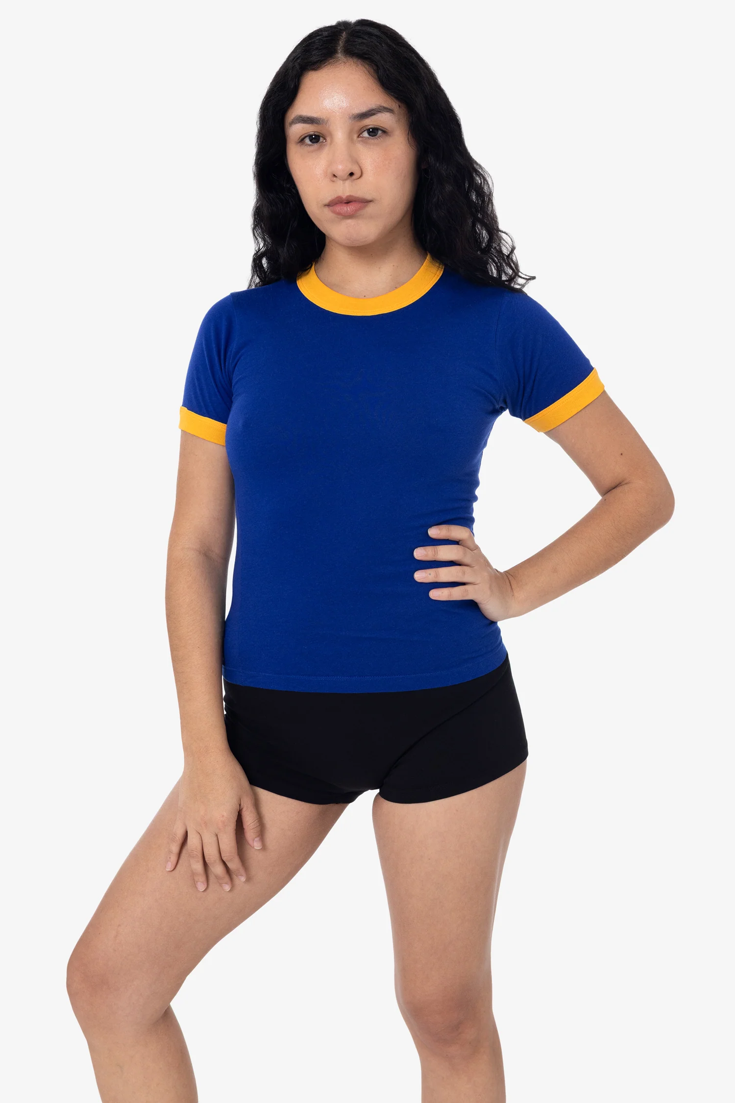 FF310 - Women's Poly Cotton Ringer Tee - Image 17