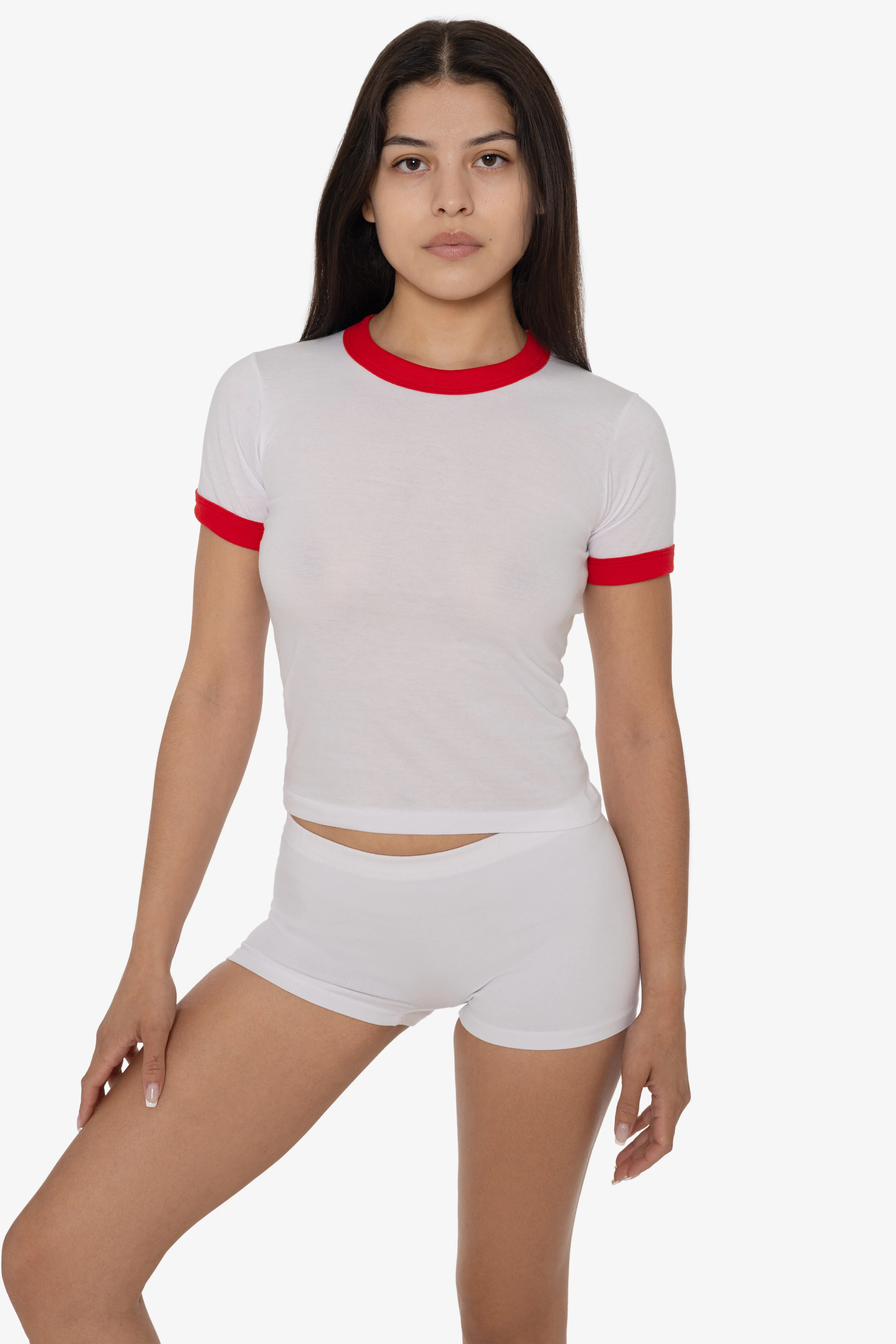 FF310 - Women's Poly Cotton Ringer Tee - Image 19