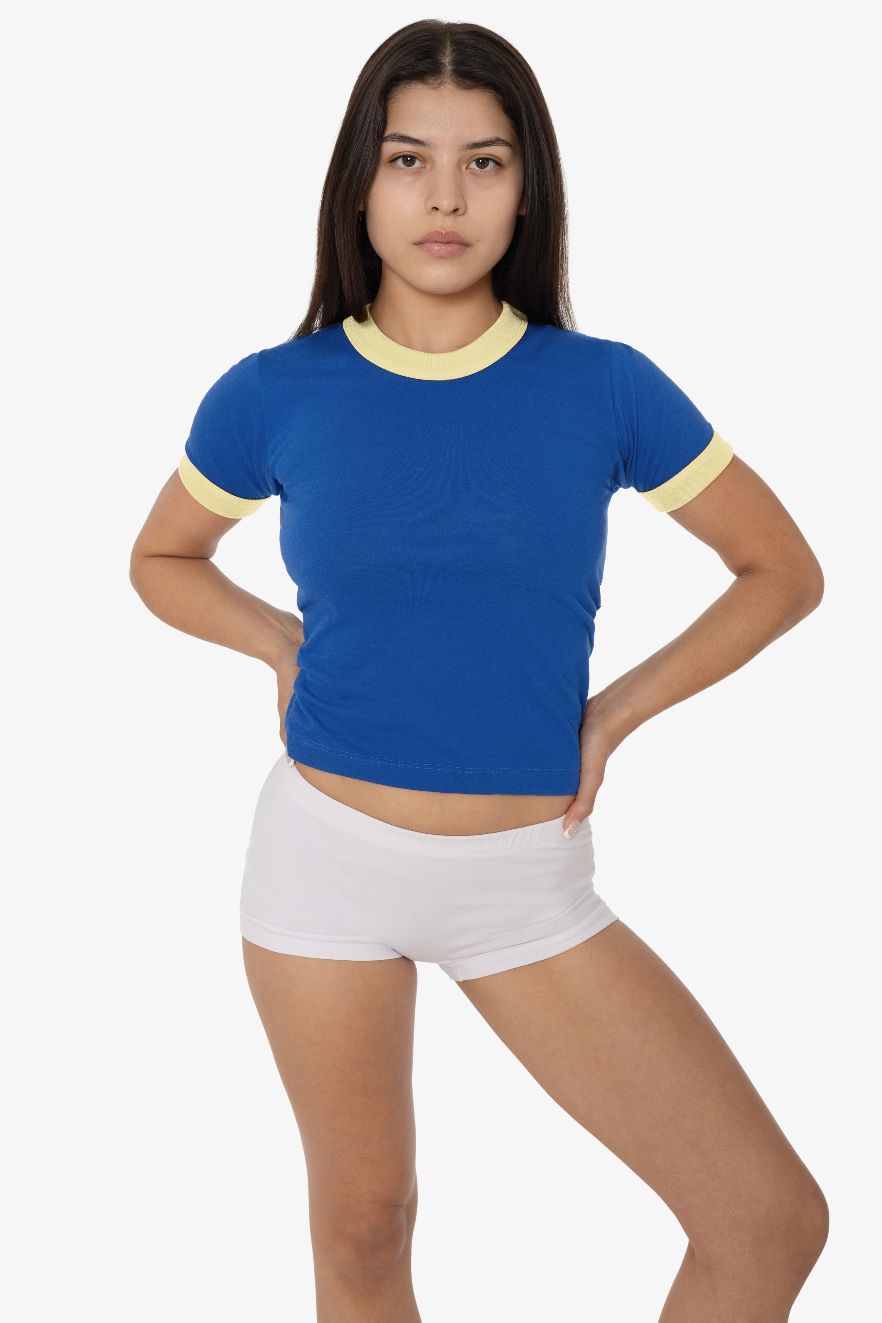 FF310 - Women's Poly Cotton Ringer Tee - Image 24