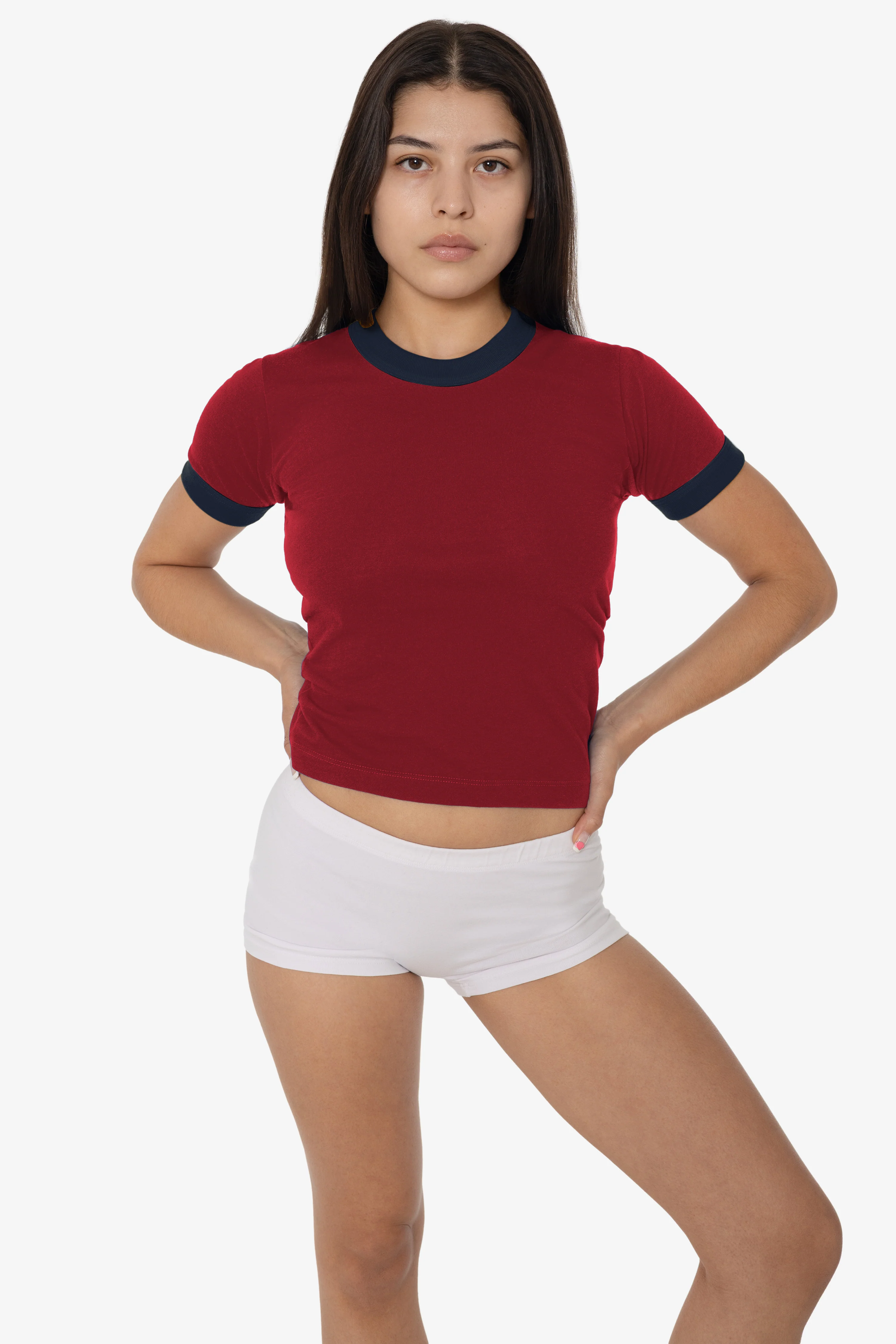 FF310 - Women's Poly Cotton Ringer Tee - Image 27