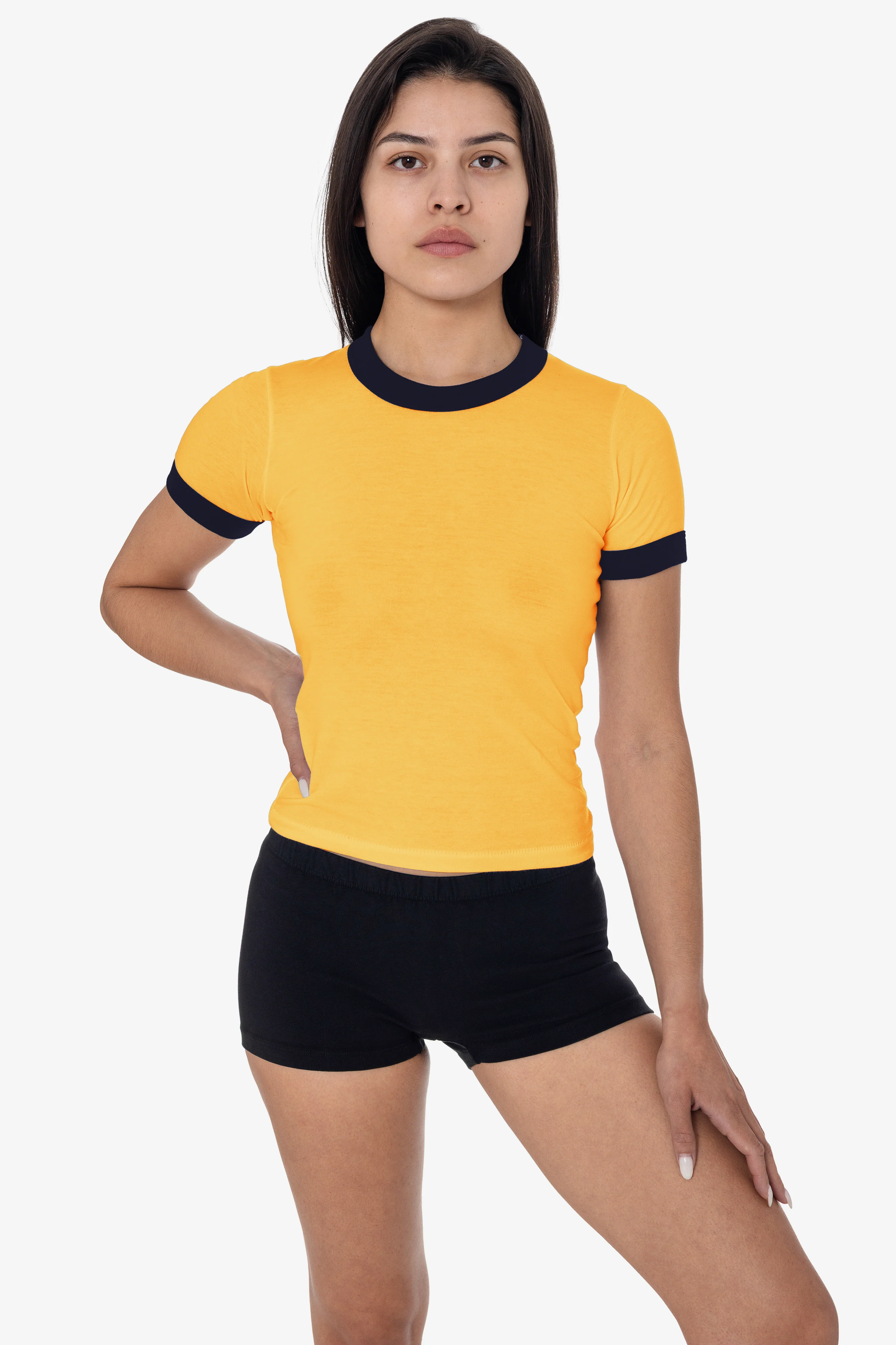 FF310 - Women's Poly Cotton Ringer Tee - Image 29
