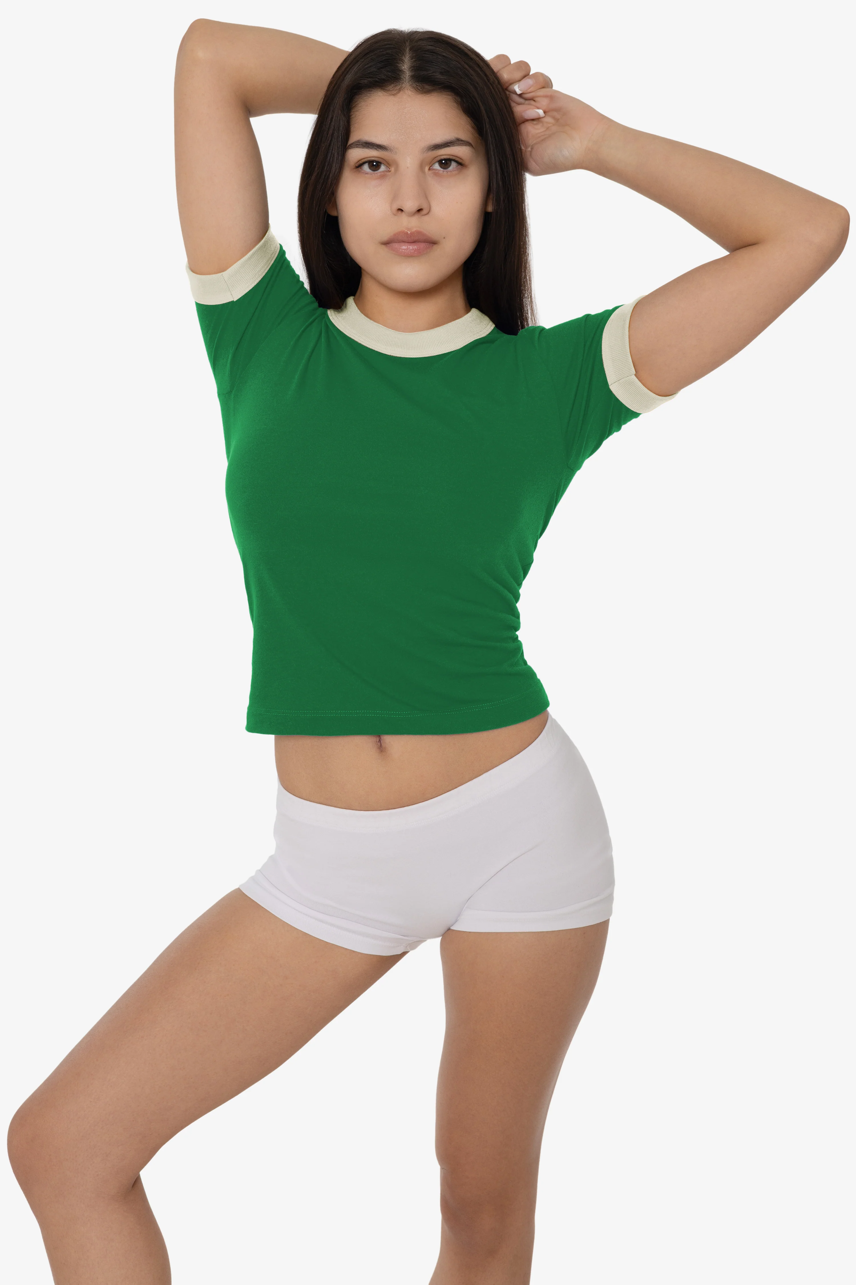 FF310 - Women's Poly Cotton Ringer Tee - Image 31