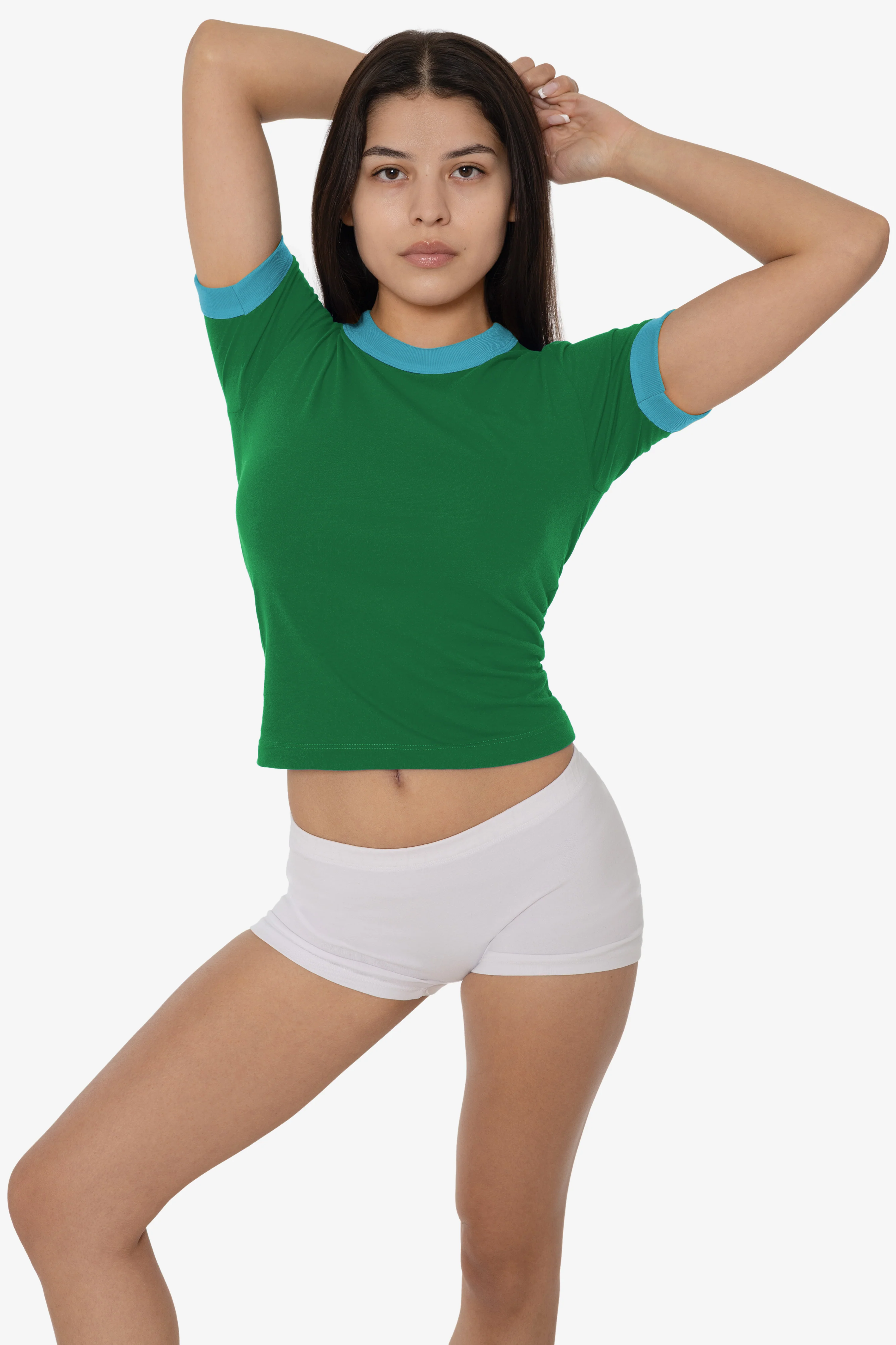 FF310 - Women's Poly Cotton Ringer Tee - Image 33