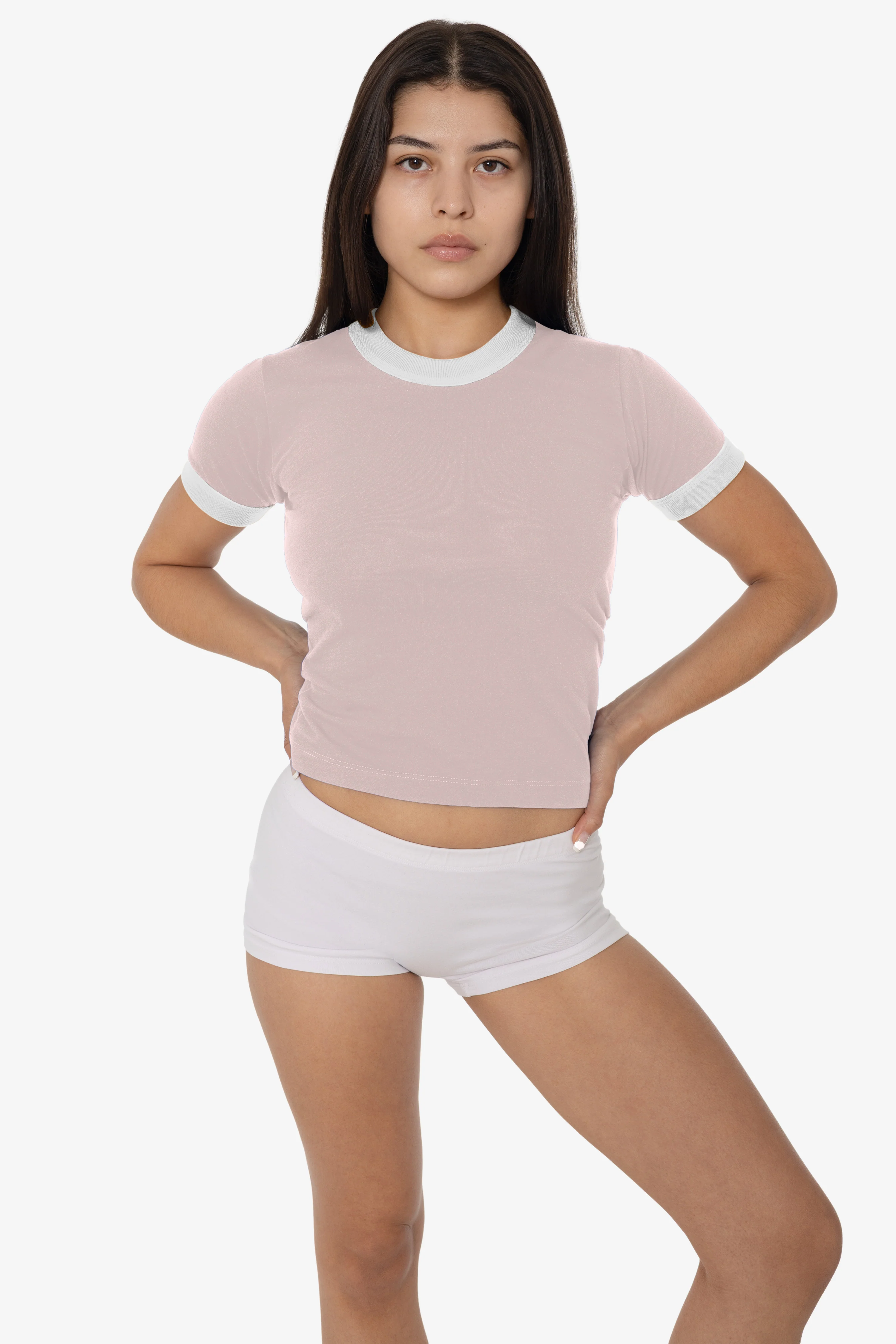 FF310 - Women's Poly Cotton Ringer Tee - Image 38