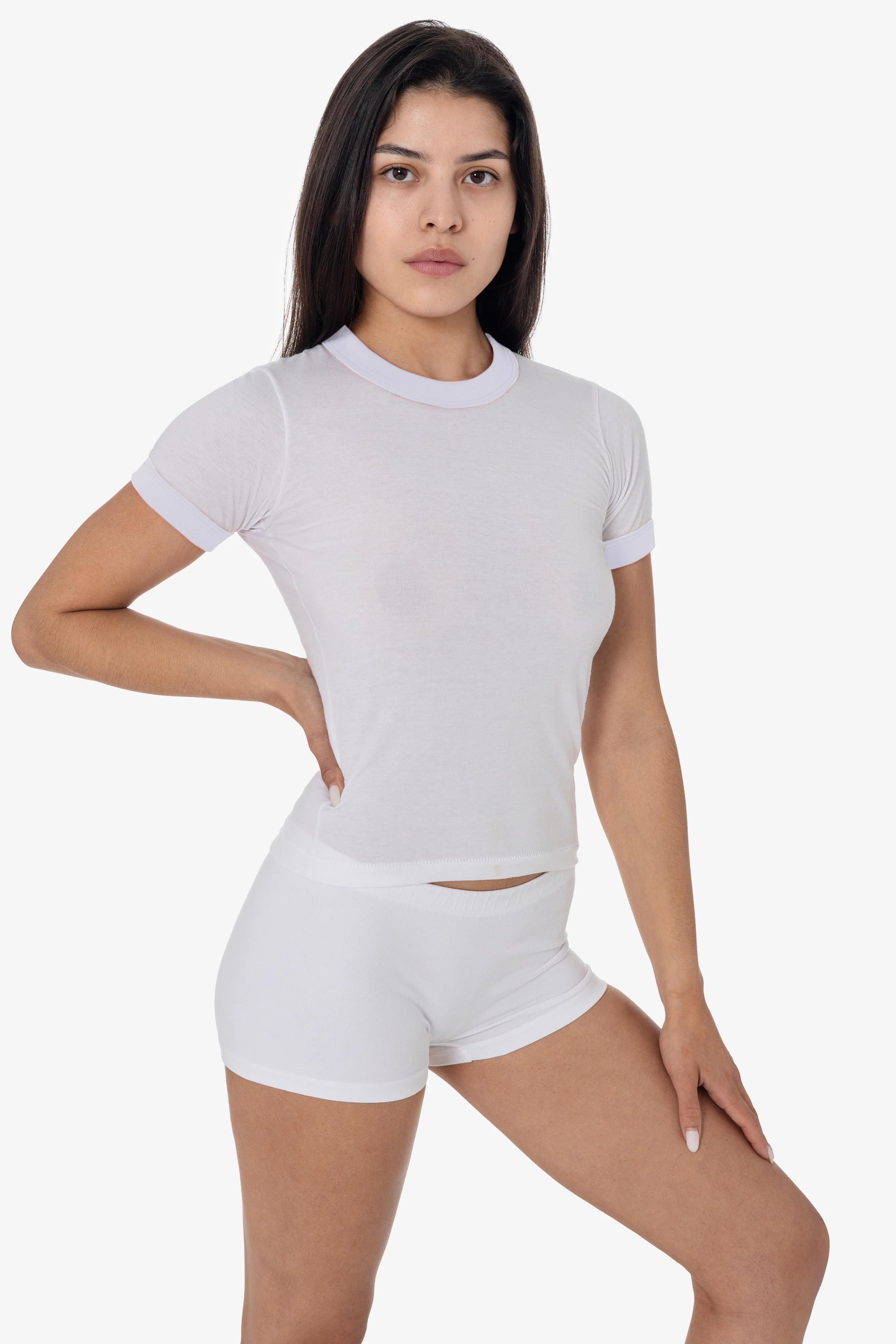 FF310 - Women's Poly Cotton Ringer Tee - Image 39