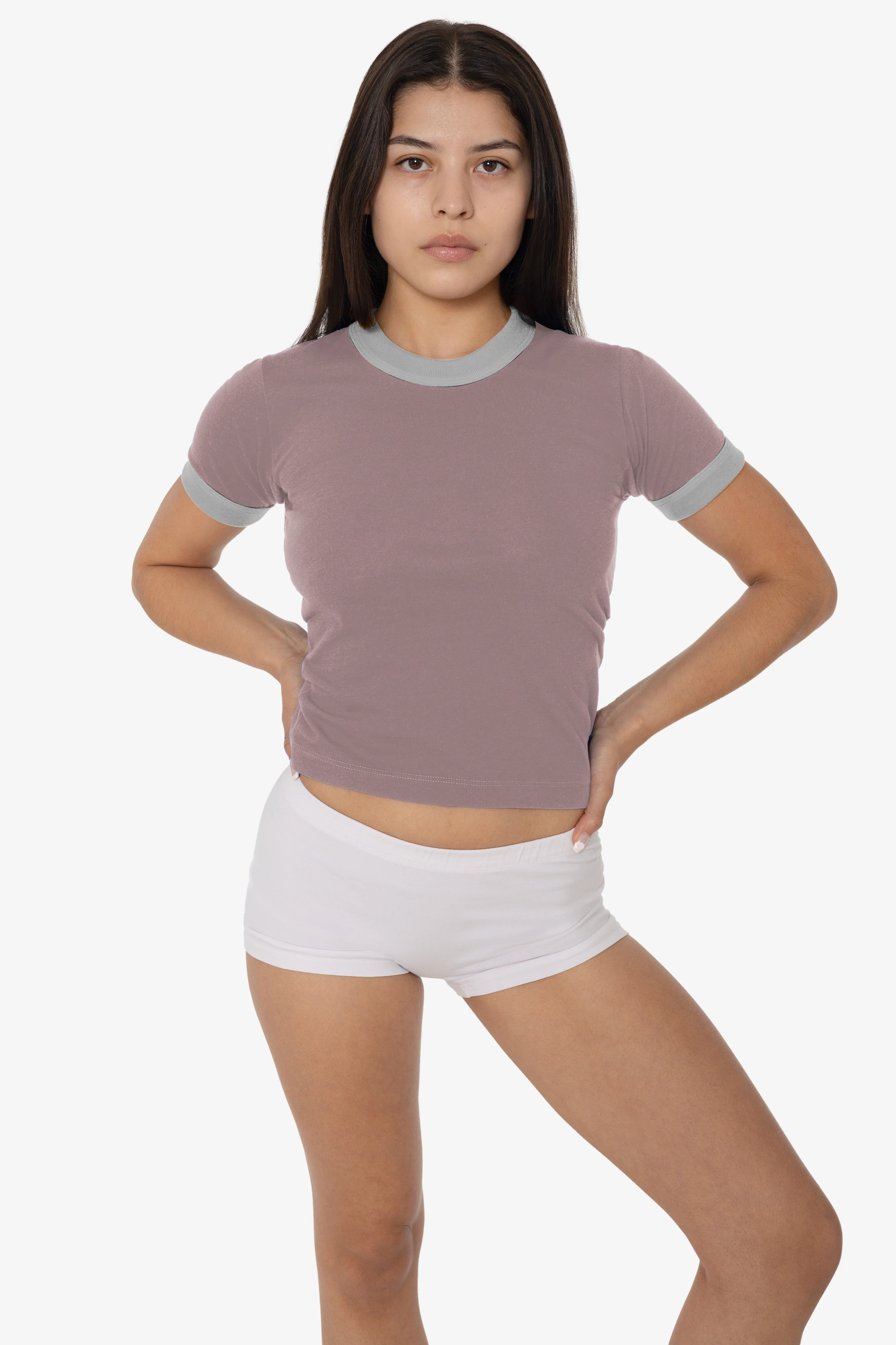 FF310 - Women's Poly Cotton Ringer Tee - Image 41