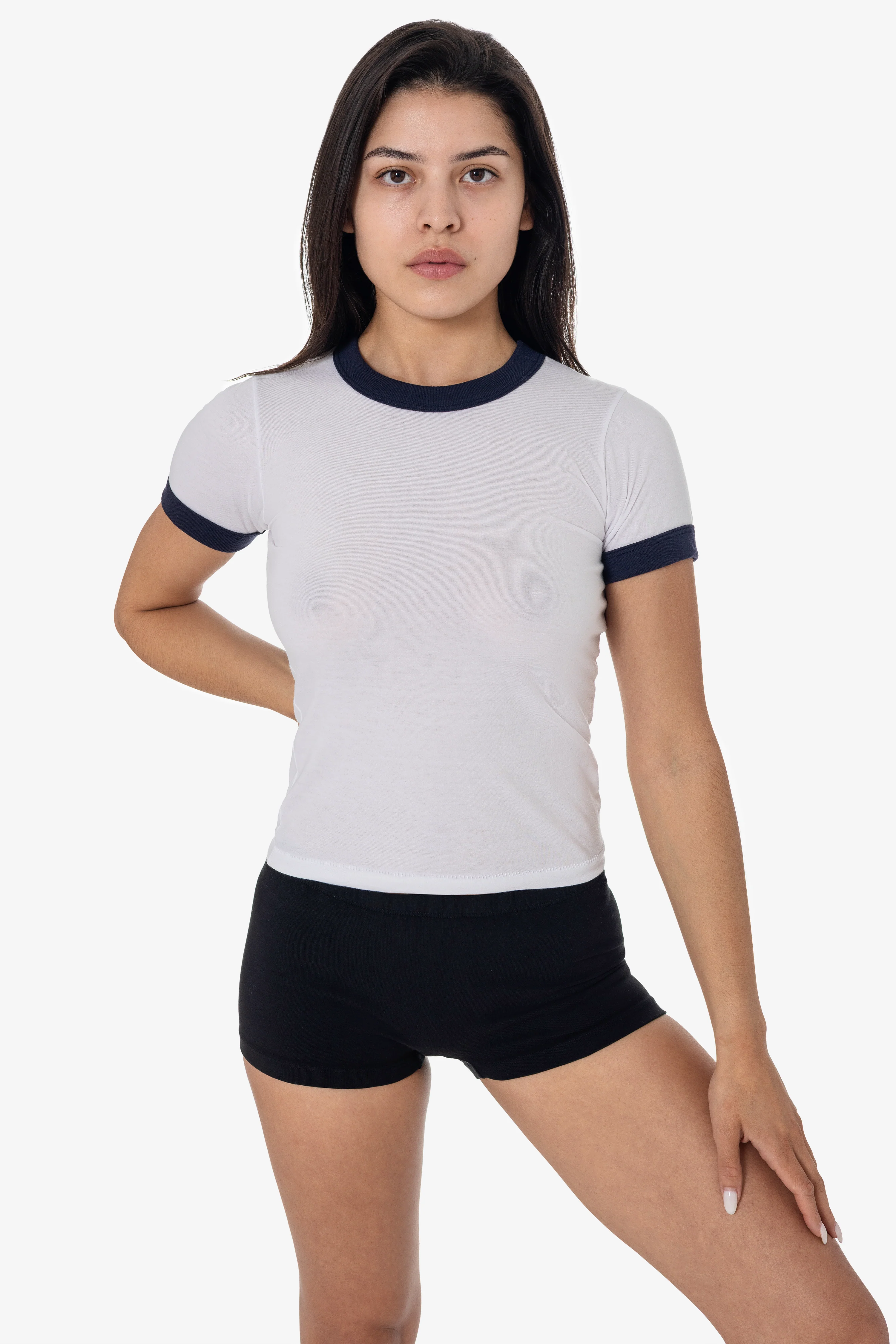 FF310 - Women's Poly Cotton Ringer Tee - Image 5