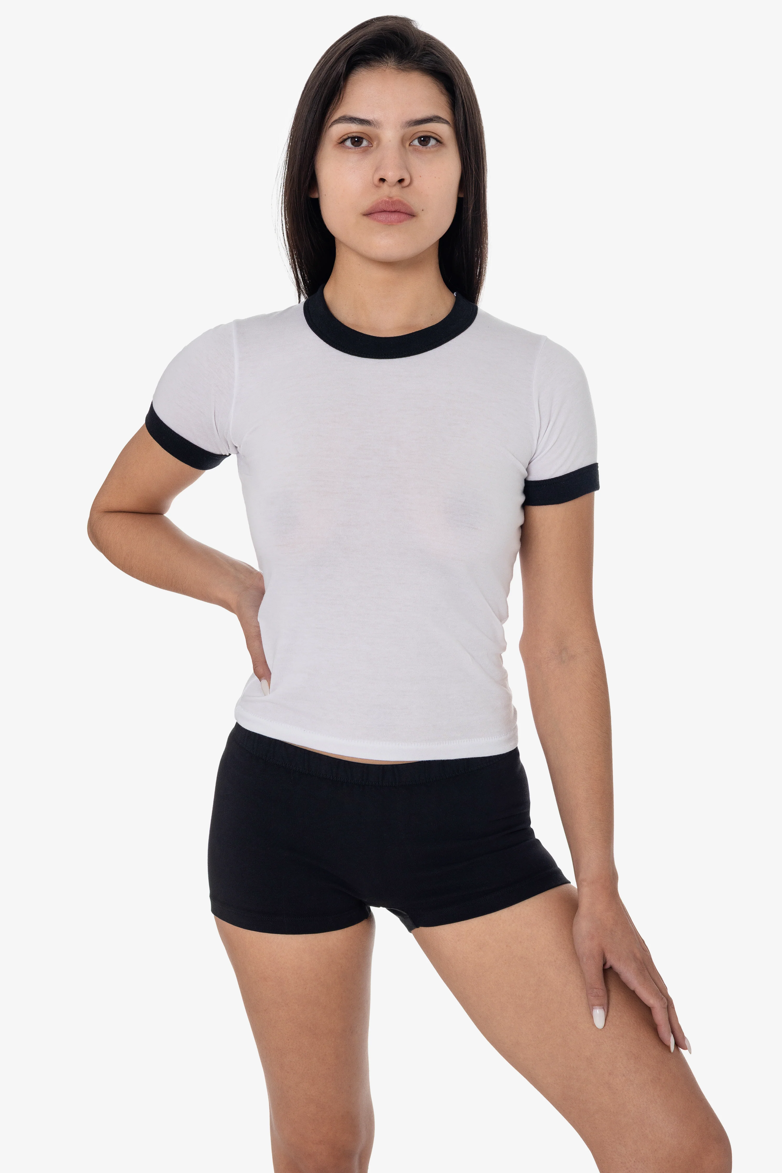 FF310 - Women's Poly Cotton Ringer Tee - Image 6