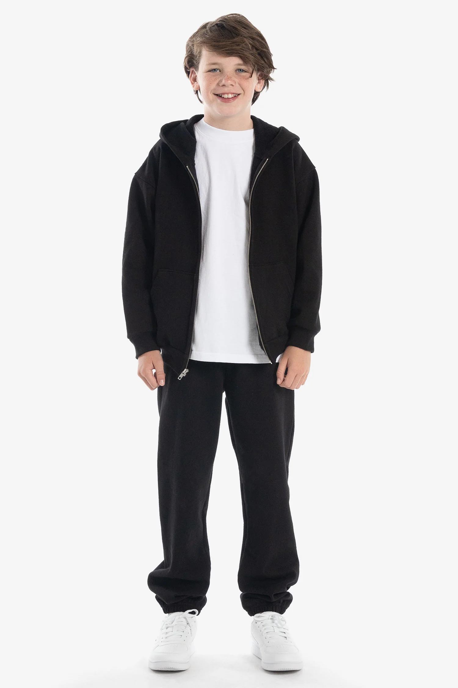 HF-110 - Kids 14oz Heavy Fleece Zip-Up Hoodie - Image 10
