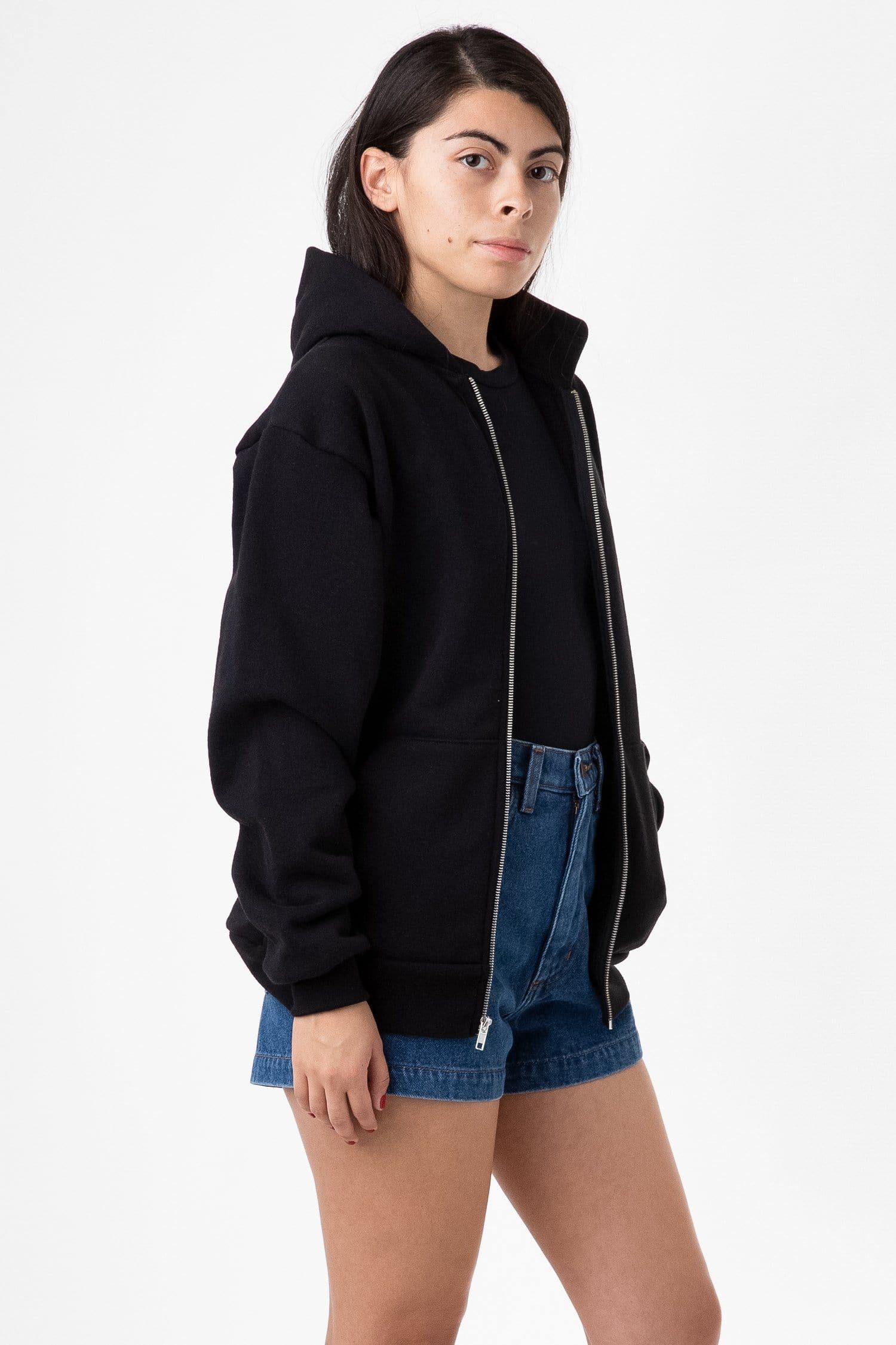 HF10 - Heavy Fleece Zip-Up Hoodie (Piece Dye) - Image 17