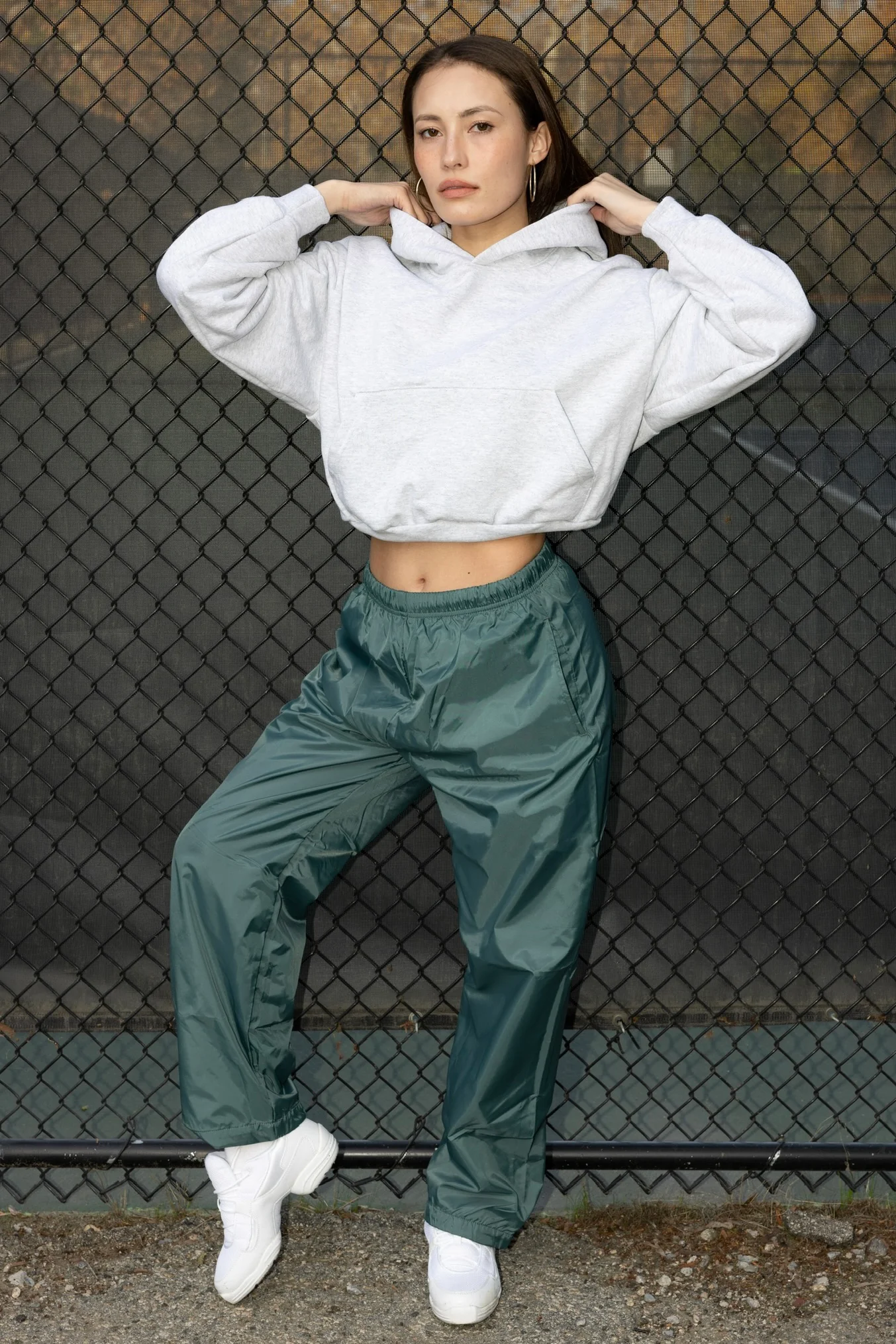 HF19 - Heavy Fleece Cropped Hoodie (Piece Dye) - Image 14