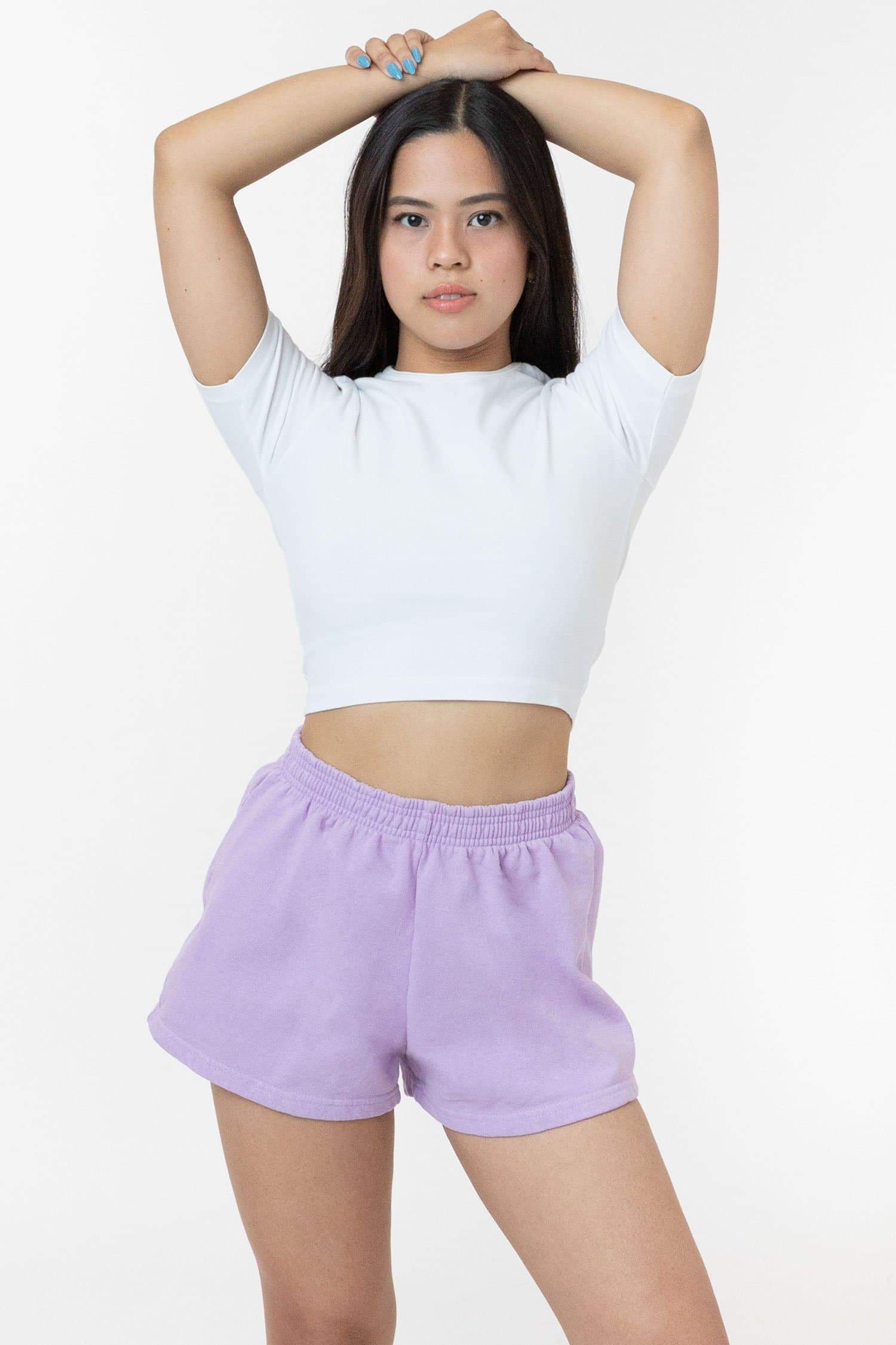 HF314 - Heavy Fleece Short Sweat Shorts (Garment Dye) - Image 50