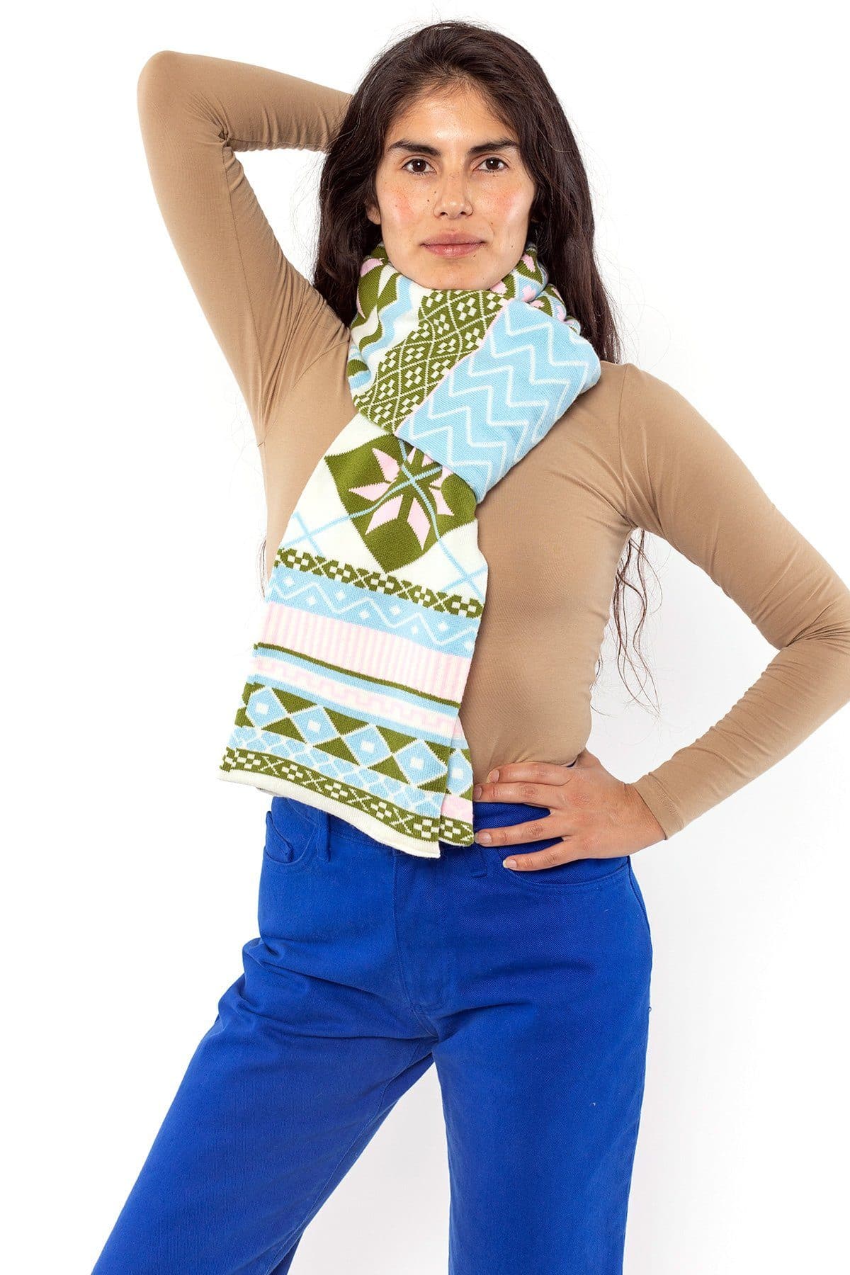 JQSCARF11 - Fair Isle Scarf - Image 3