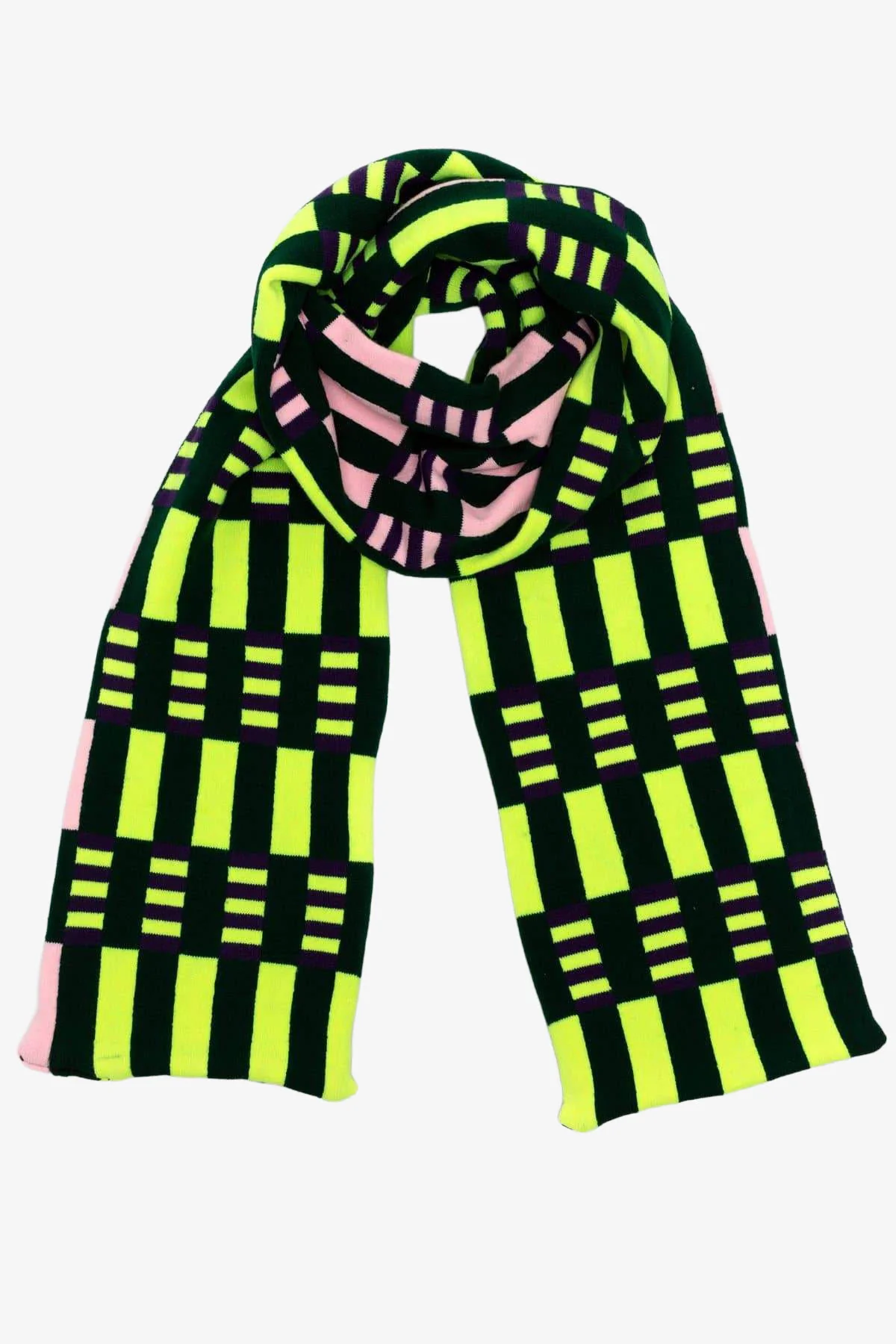JQSCARF21 - Misaligned Stripe Scarf