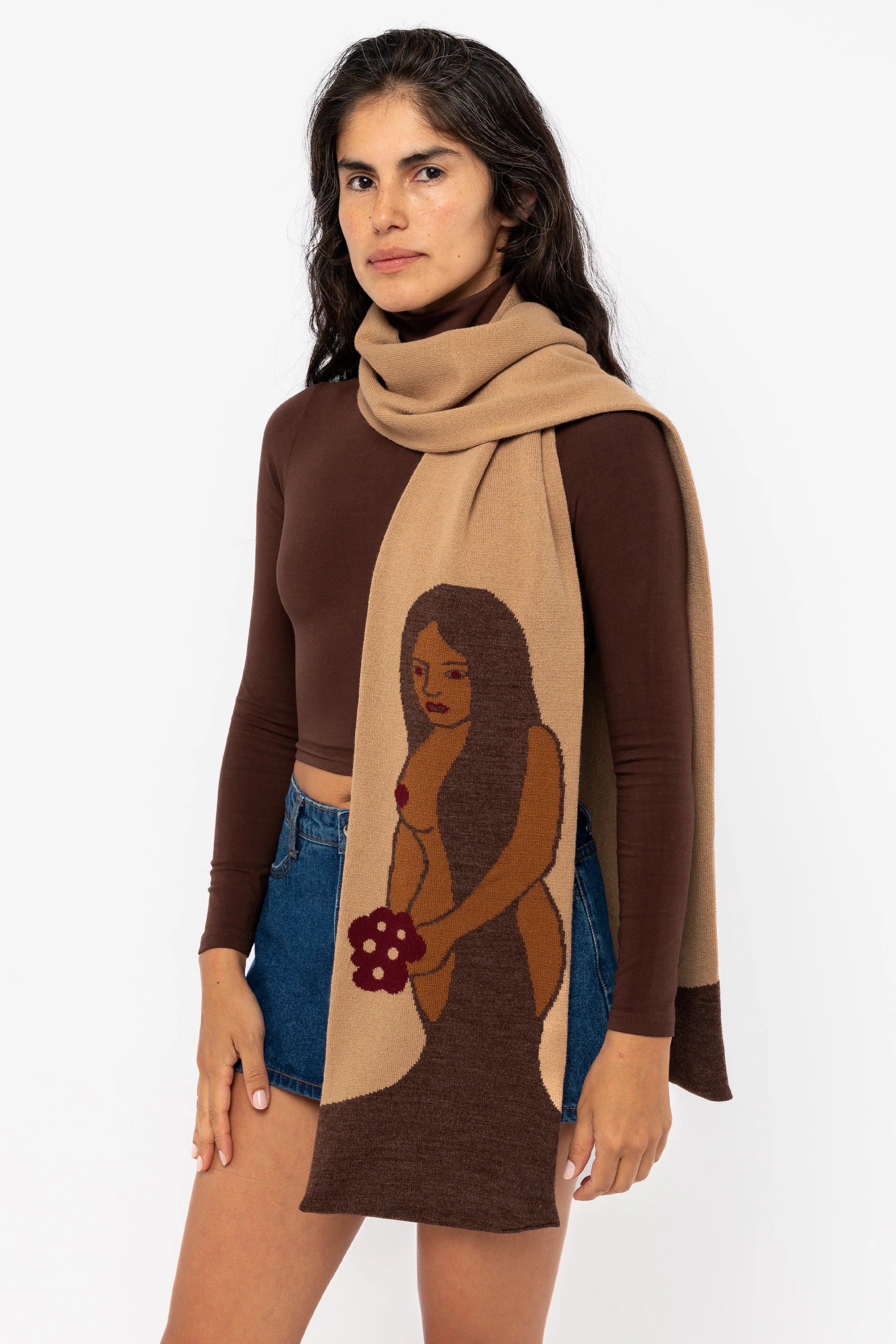 JQSCARF42 - Nude Woman Scarf - Image 10