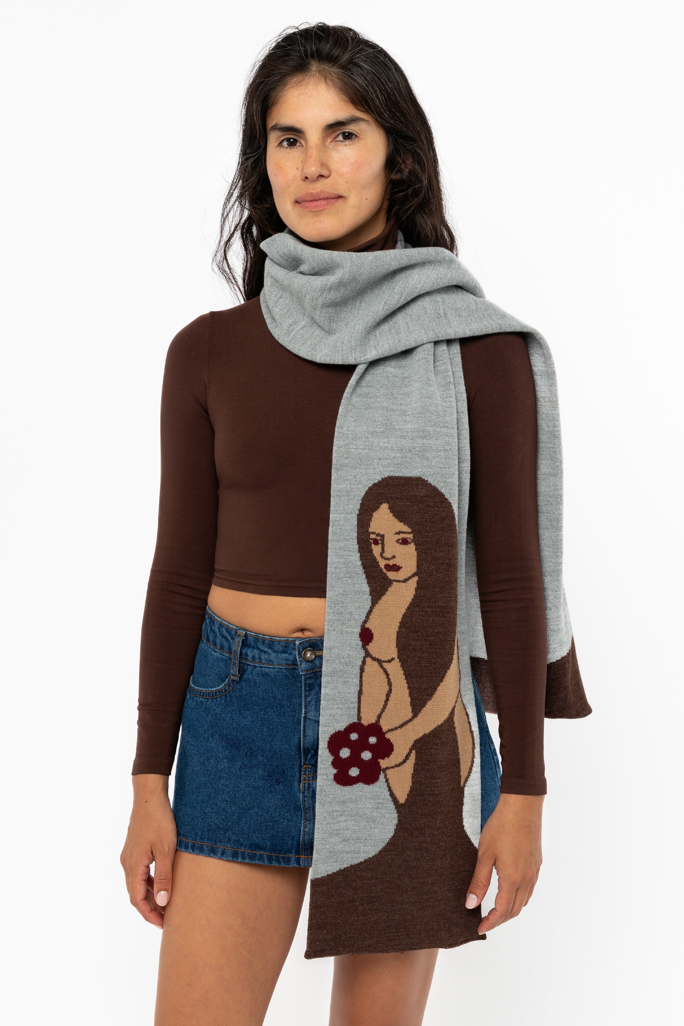 JQSCARF42 - Nude Woman Scarf - Image 7