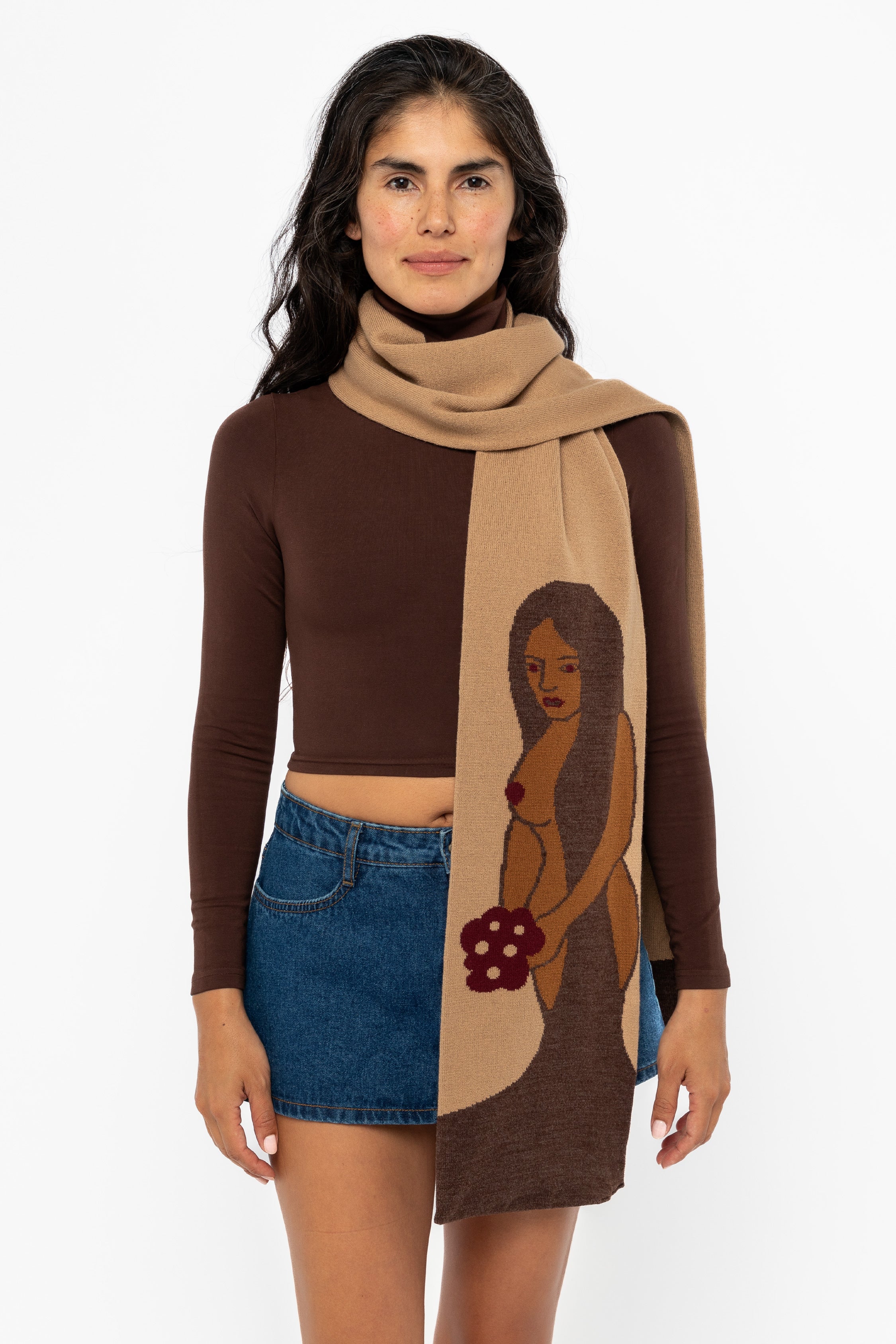 JQSCARF42 - Nude Woman Scarf - Image 9