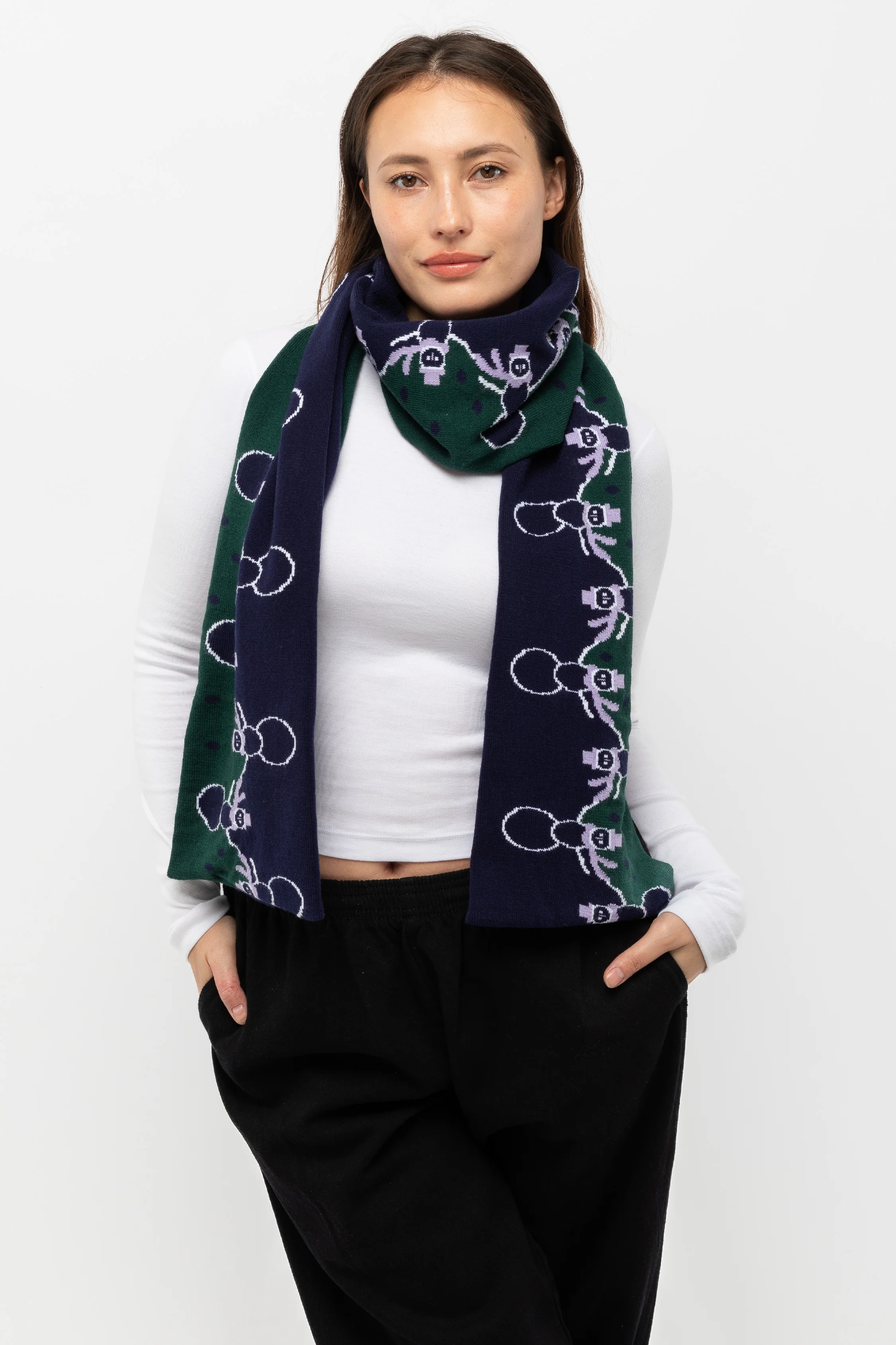 JQSCARF44 - Snowman Scarf - Image 9