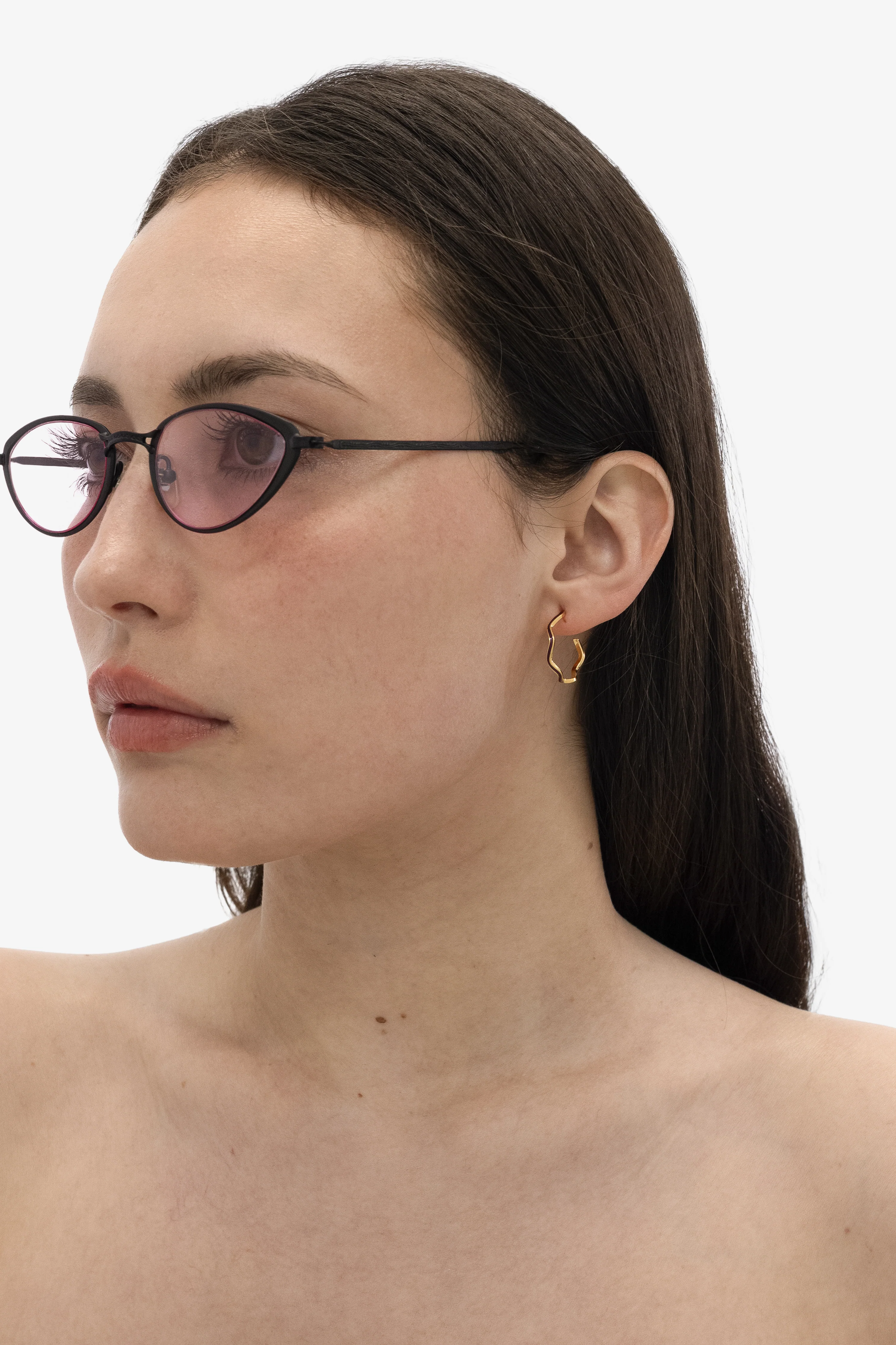 JWLWEH - Wavy Enameled Hoop Earrings - Image 25