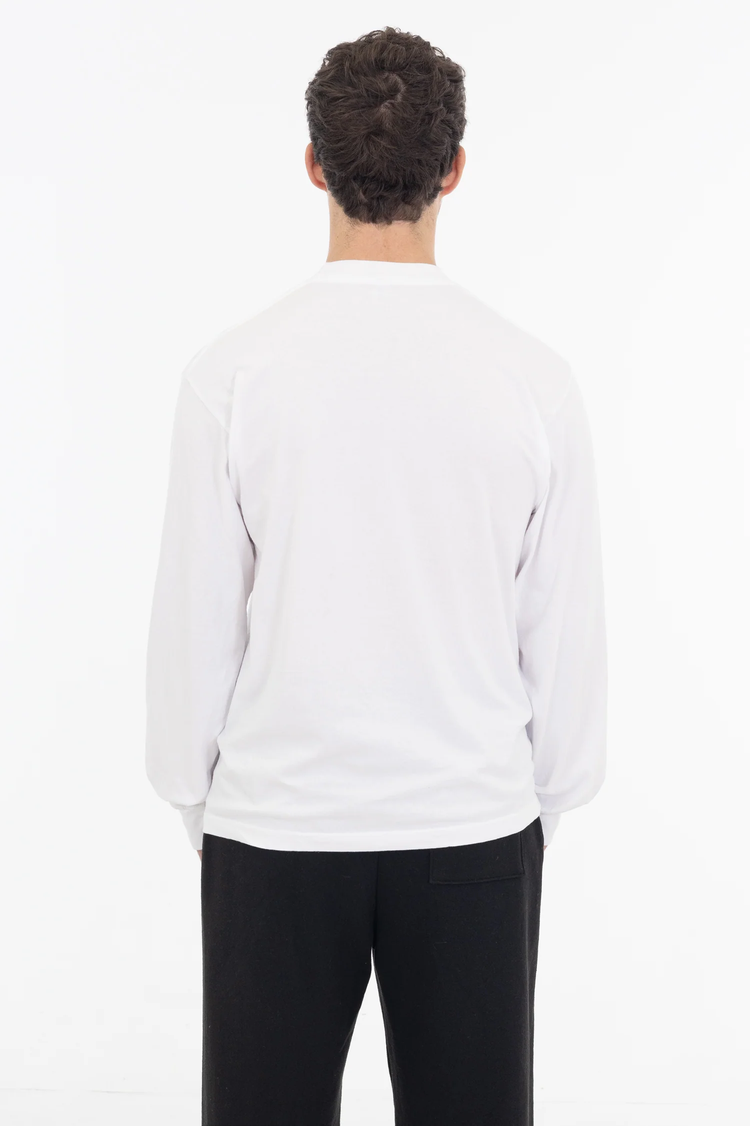 1807GD - 6.5oz Long Sleeve Garment Dye Crew Neck T-Shirt - Image 11
