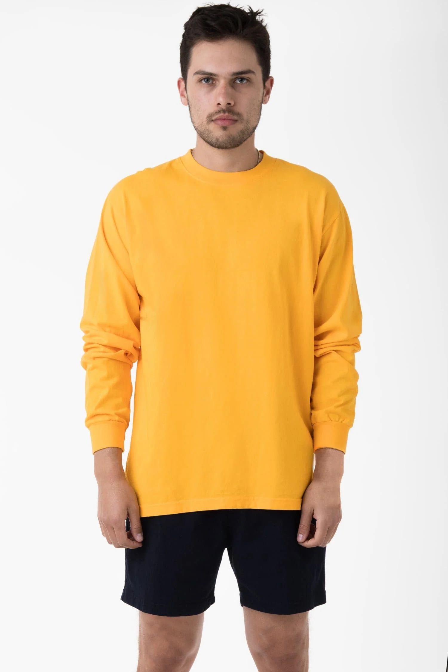 1807GD - 6.5oz Long Sleeve Garment Dye Crew Neck T-Shirt - Image 20